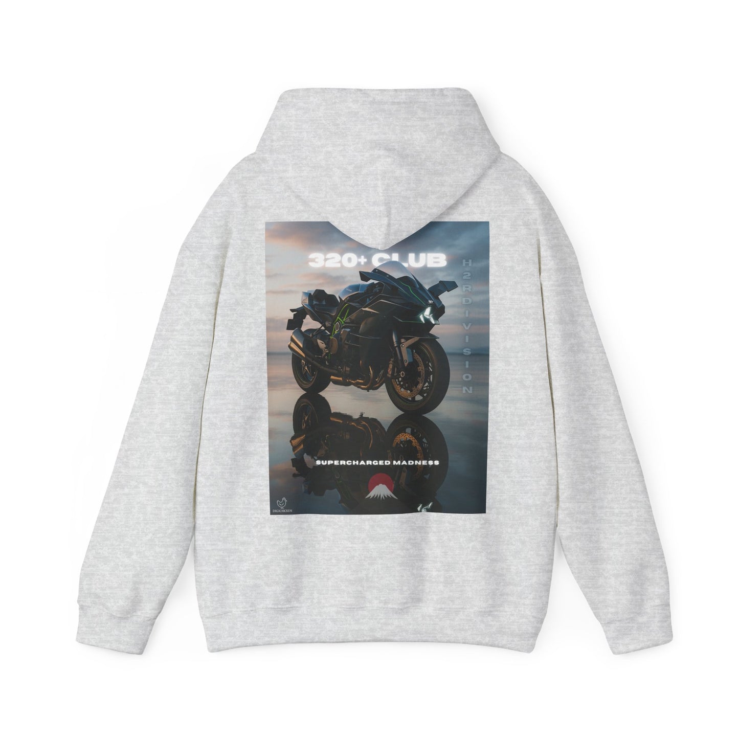 H2R Racing-Inspired Unisex Heavy Blend Hoodie with Graphic Art Design