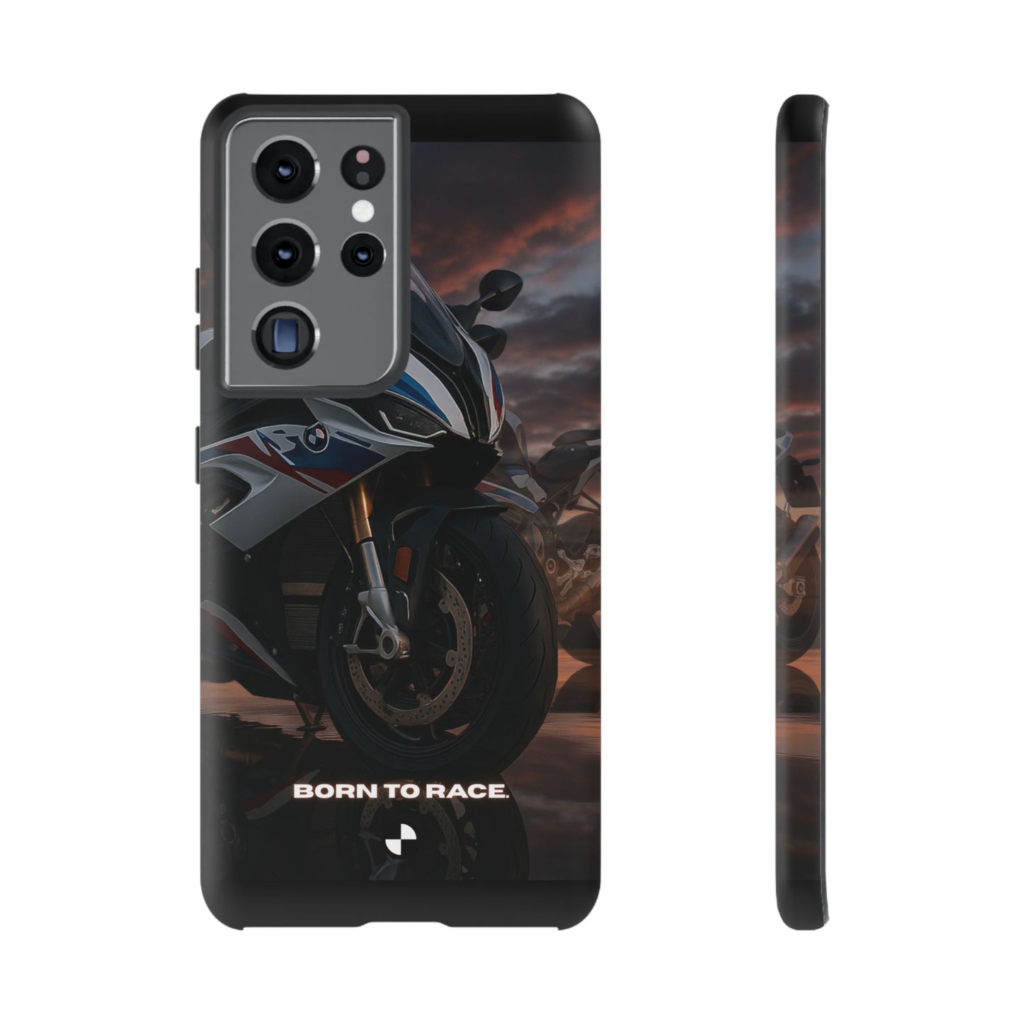 Coque de téléphone pour moto BMW – Design Born to Race