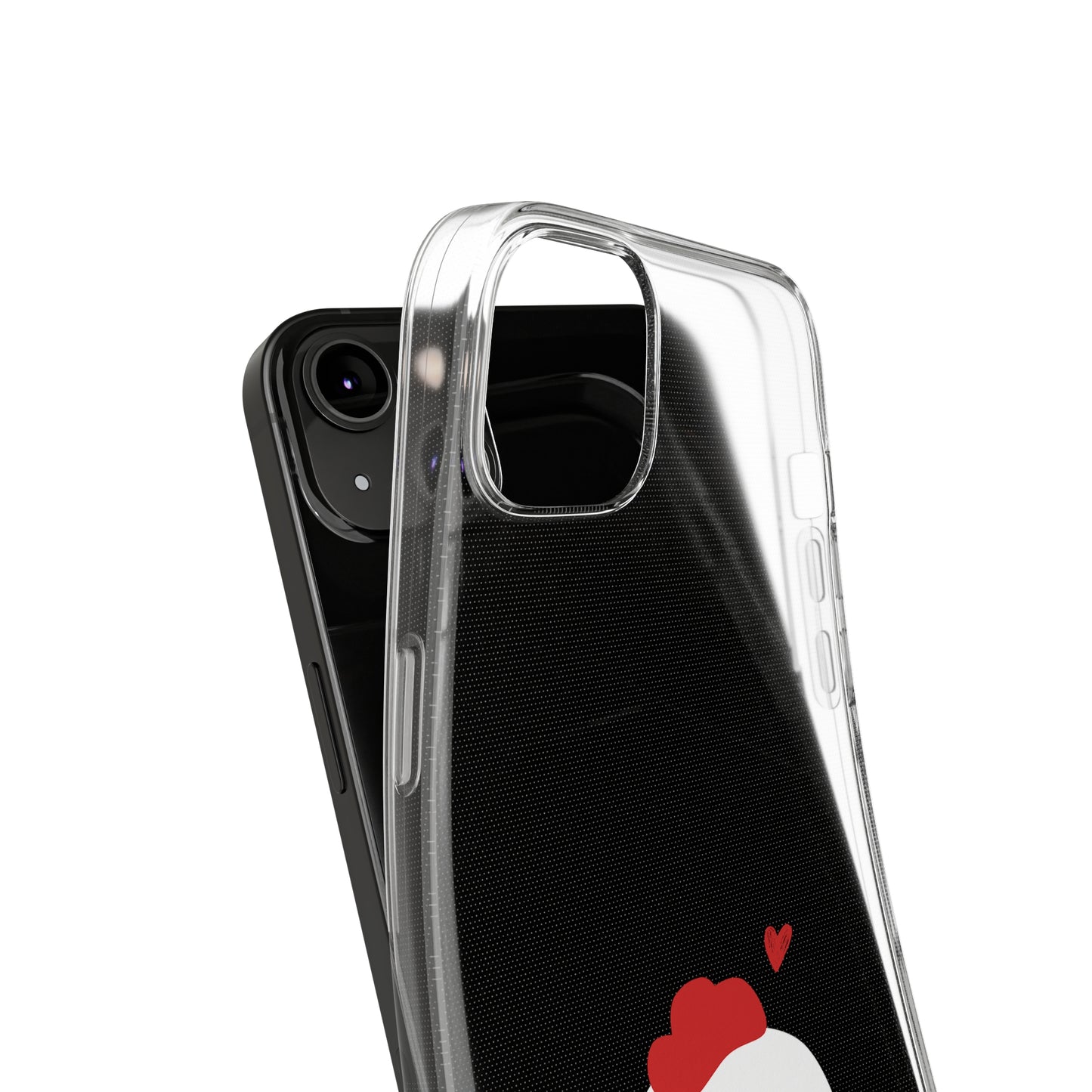 Cute Chicken Soft Phone Case, Animal Phone Cover for Farm Lovers, Gifts for Her, Cute Smartphone Accessory, Chicken Lover Gift
