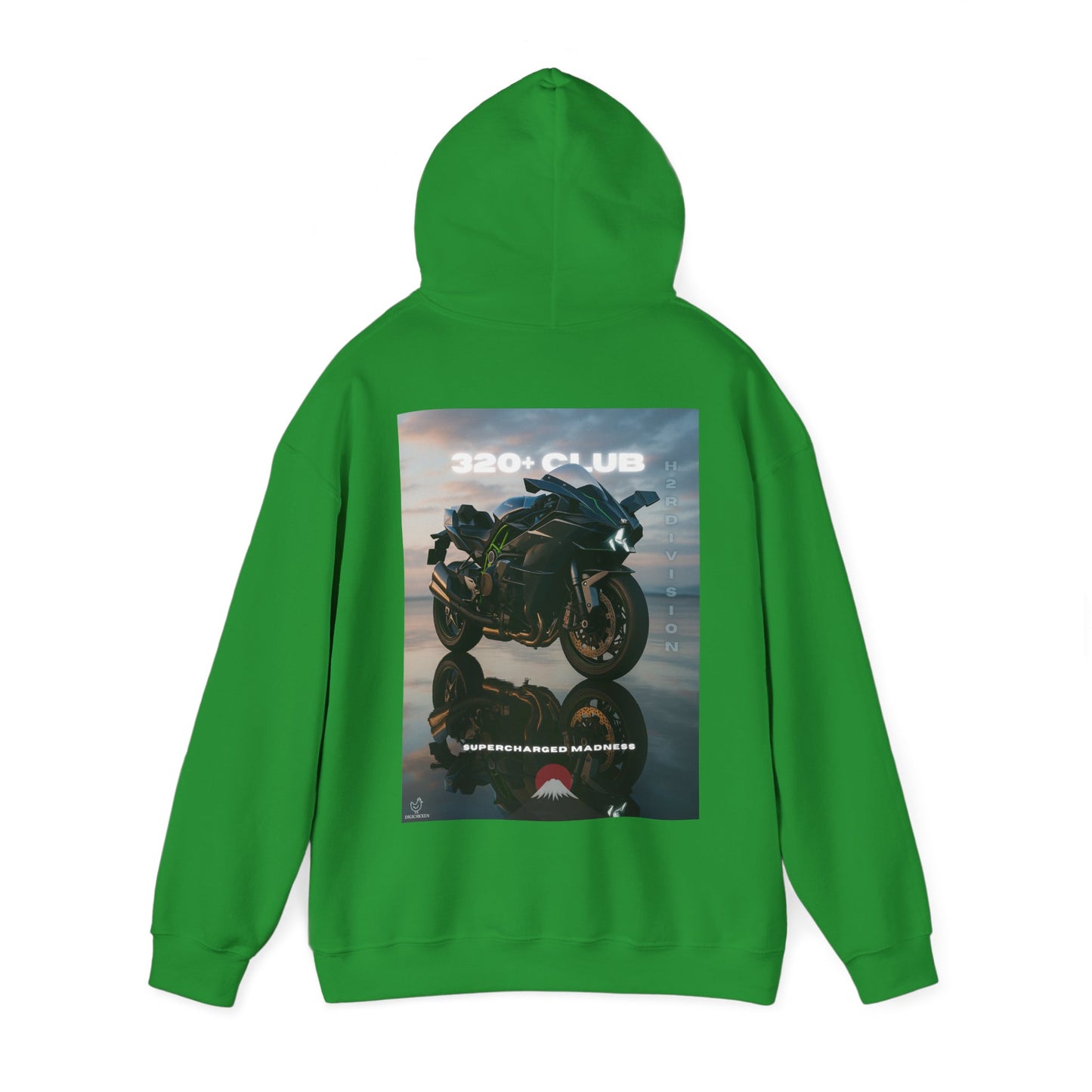 H2R Racing-Inspired Unisex Heavy Blend Hoodie with Graphic Art Design