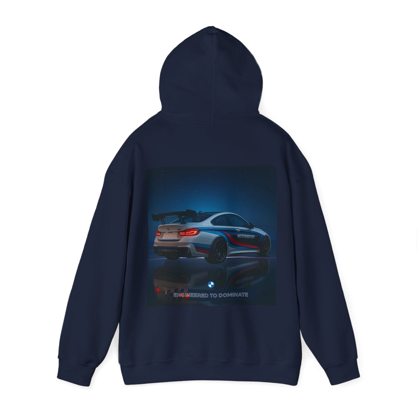 Engineered to Dominate Racing Hoodie - Unisex Heavy Blend Sweatshirt for Car Enthusiasts