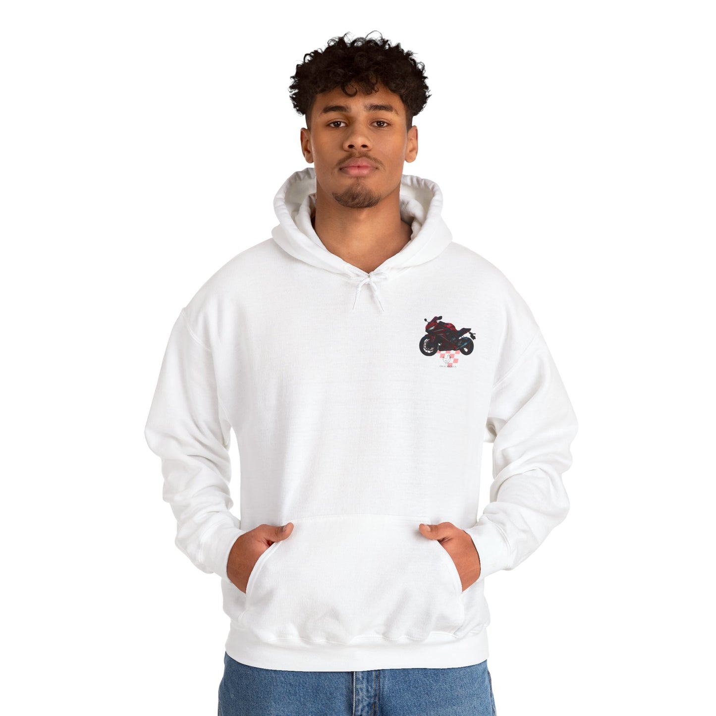 650r Motorcycle Urban Vibes Unisex Hoodie - Neon Night Design