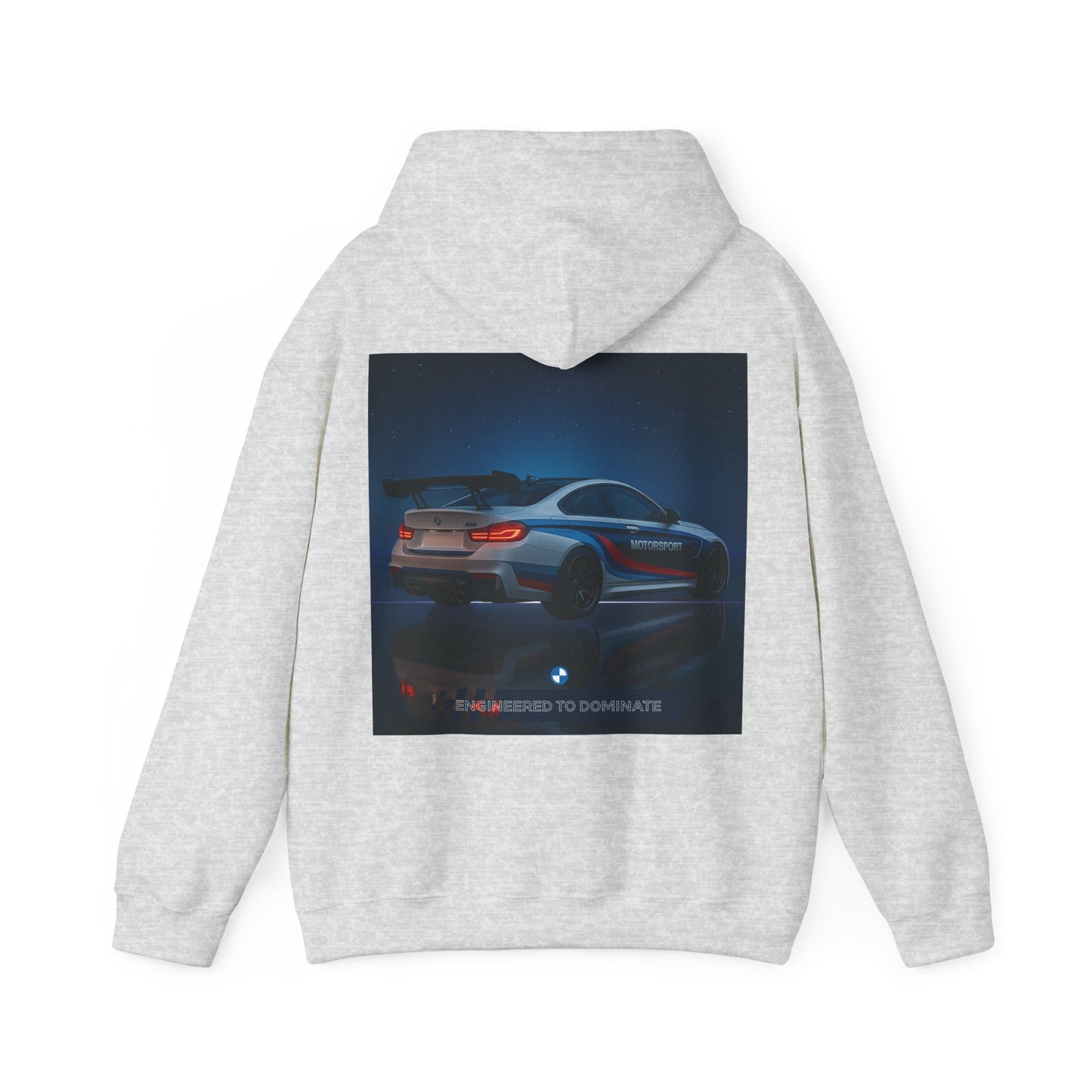 Engineered to Dominate Racing Hoodie - Unisex Heavy Blend Sweatshirt for Car Enthusiasts