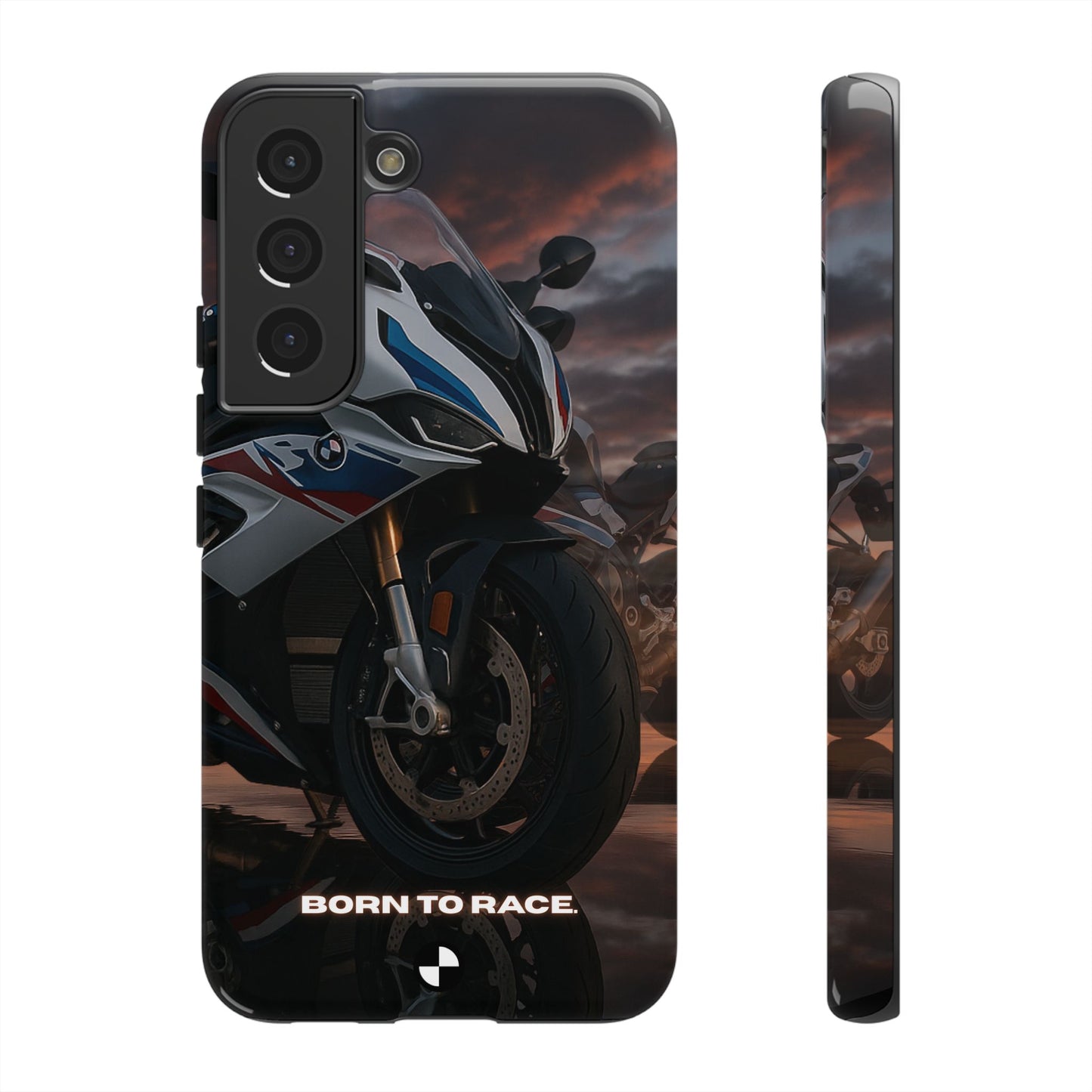 Coque de téléphone pour moto BMW – Design Born to Race