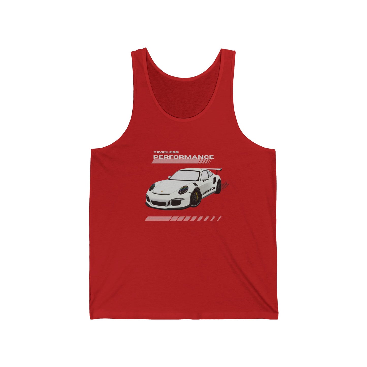 Unisex Jersey Tank - Timeless Performance, Porsche