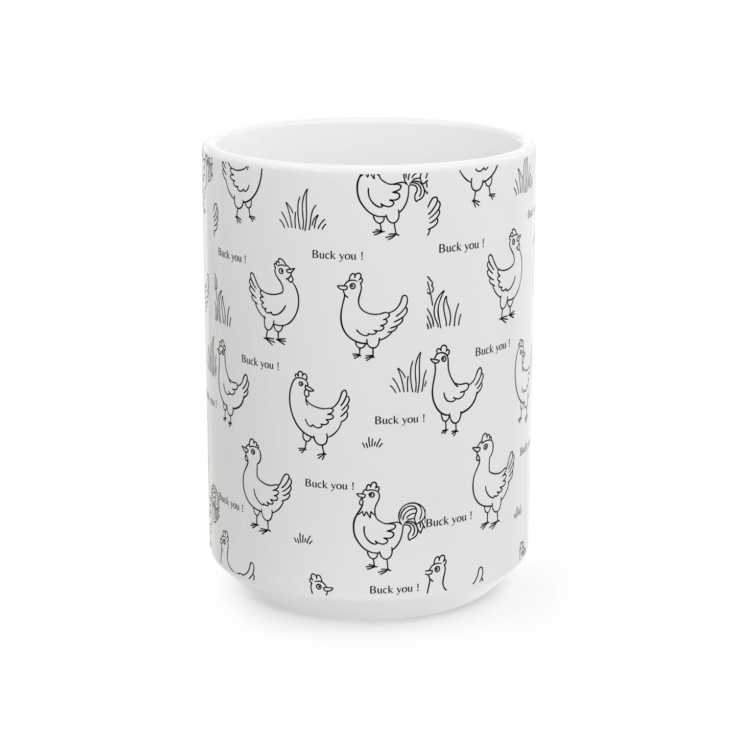 Buck you! Becher