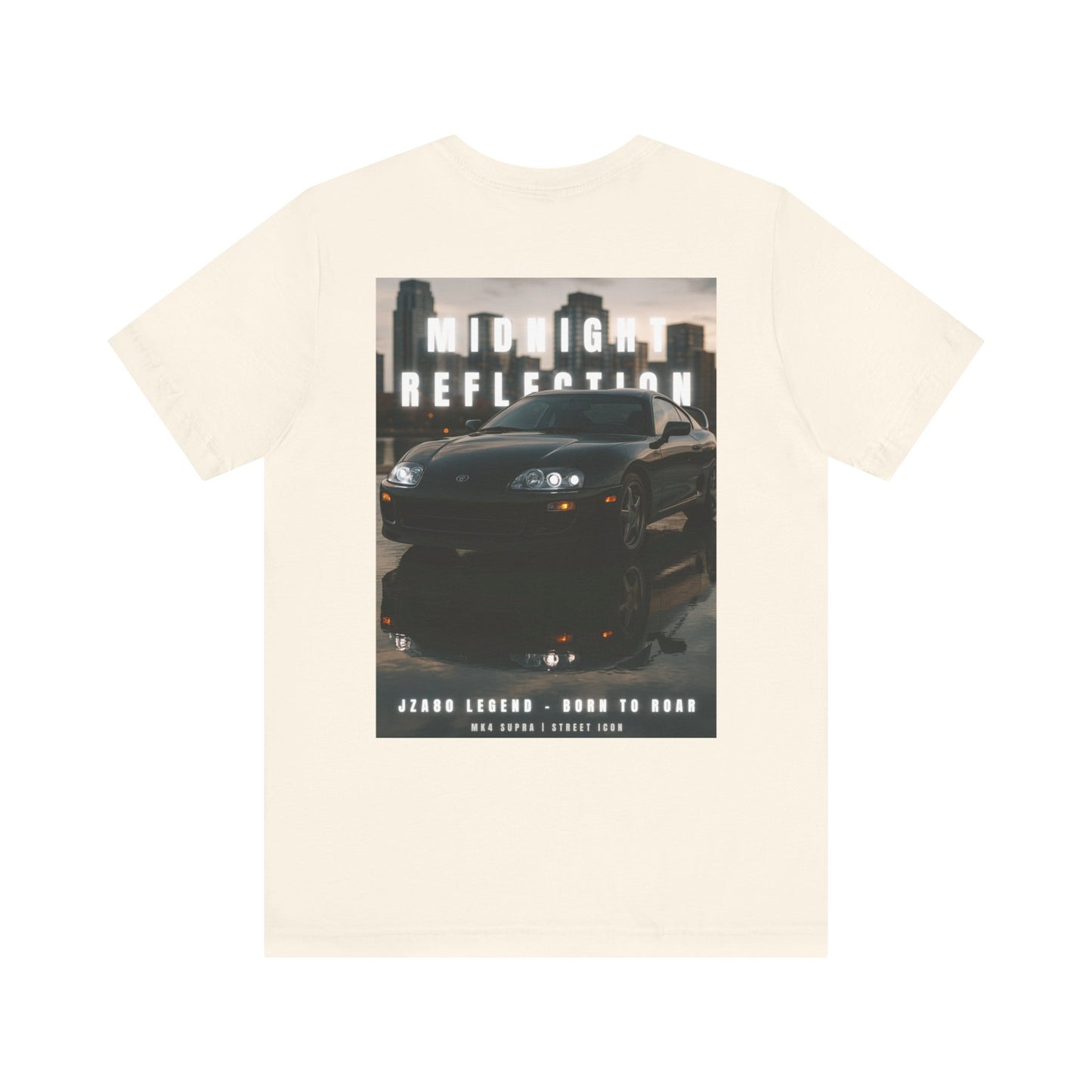 Midnight Reflection Unisex Tee, Casual Streetwear, Car Lovers Gift, Graphic T-Shirt, Everyday Wear, Urban Outfit