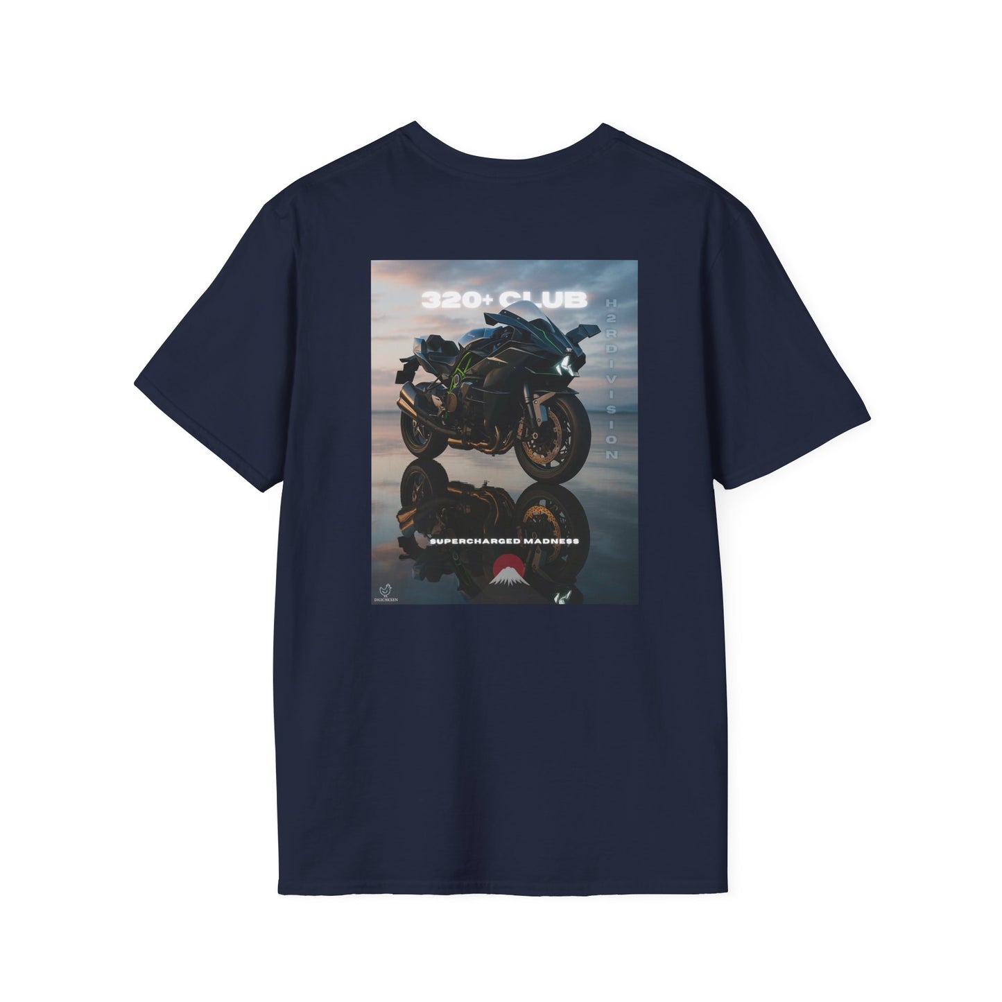H2R Motorcycle Vibes Unisex Softstyle T-Shirt | Cool Biker Graphic Tee