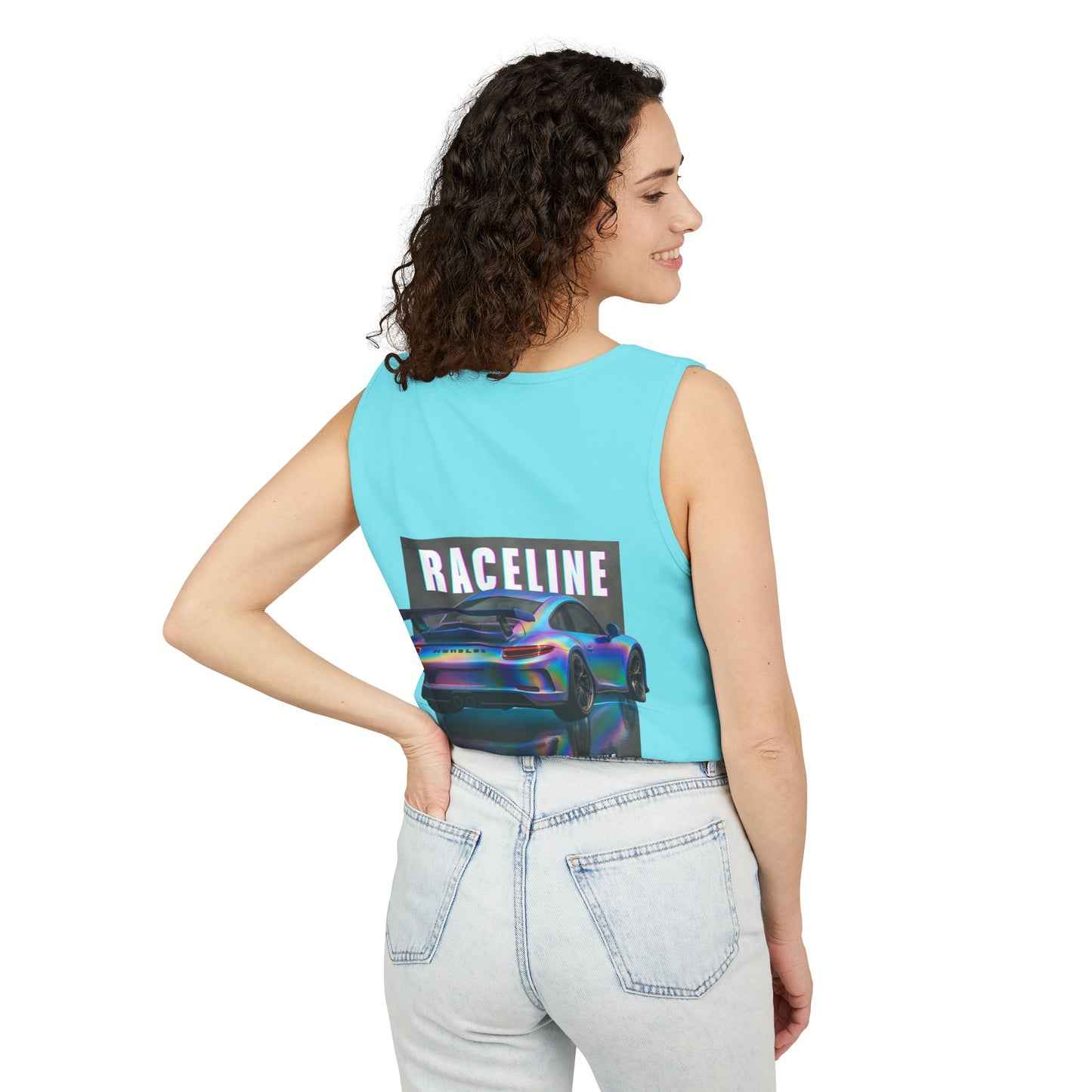 Raceline Holo Inspired Car - Unisex Garment-Dyed Tank Top