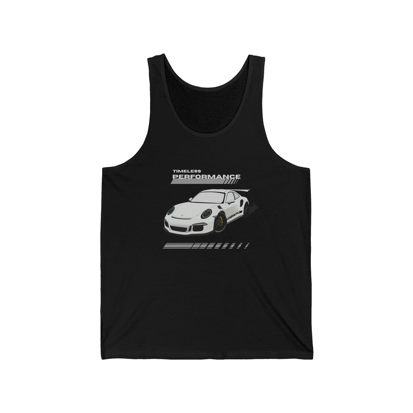 Unisex Jersey Tank - Timeless Performance, Porsche