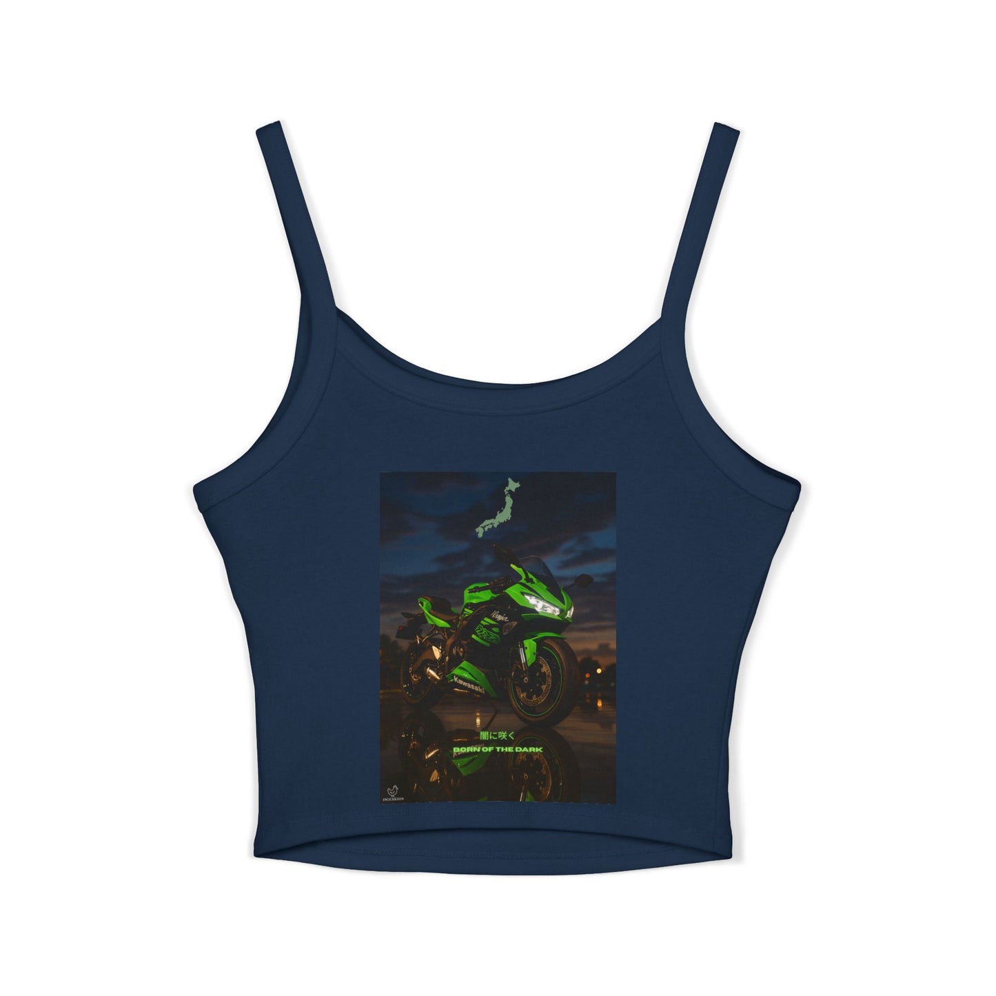 Zx6r Motorcycle Lover's Spaghetti Strap Tank Top | Perfect for Riders & Summer Adventures