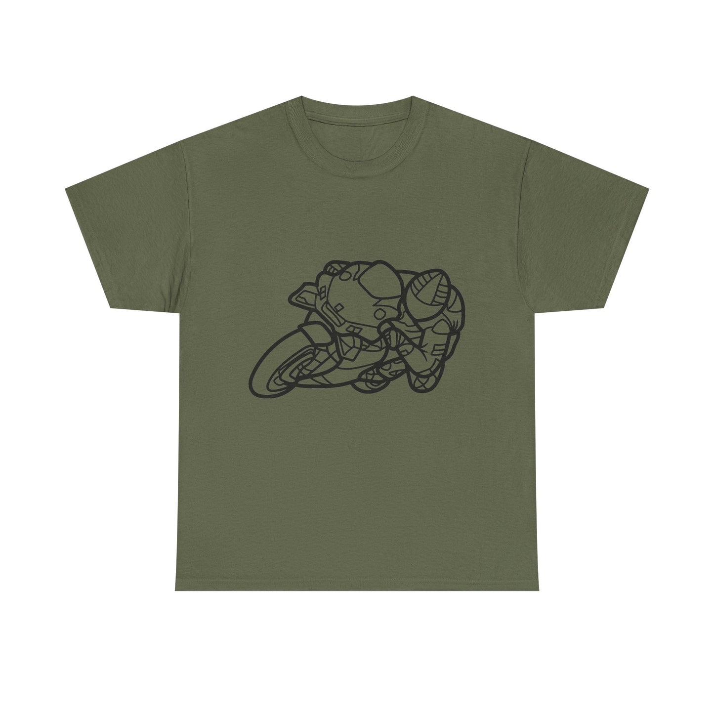 Motorcycle Adventure Tee - Shift and Go, Unisex Heavy Cotton T-Shirt, Biker Gift, Casual Wear, Motorbike Lover Apparel, Ride in Style