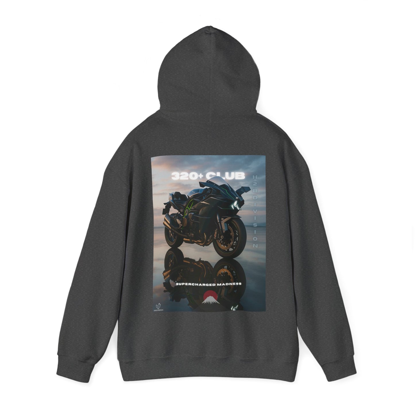 H2R Racing-Inspired Unisex Heavy Blend Hoodie with Graphic Art Design