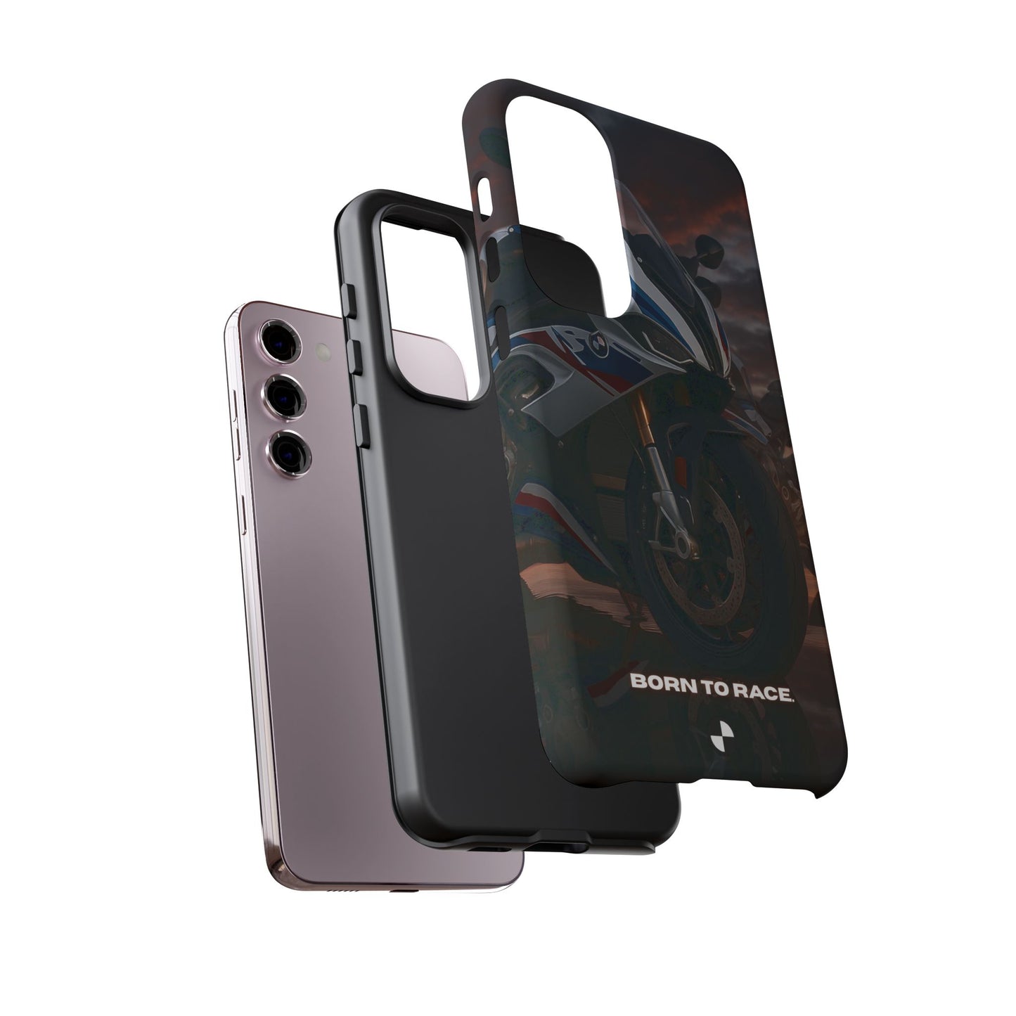 Coque de téléphone pour moto BMW – Design Born to Race