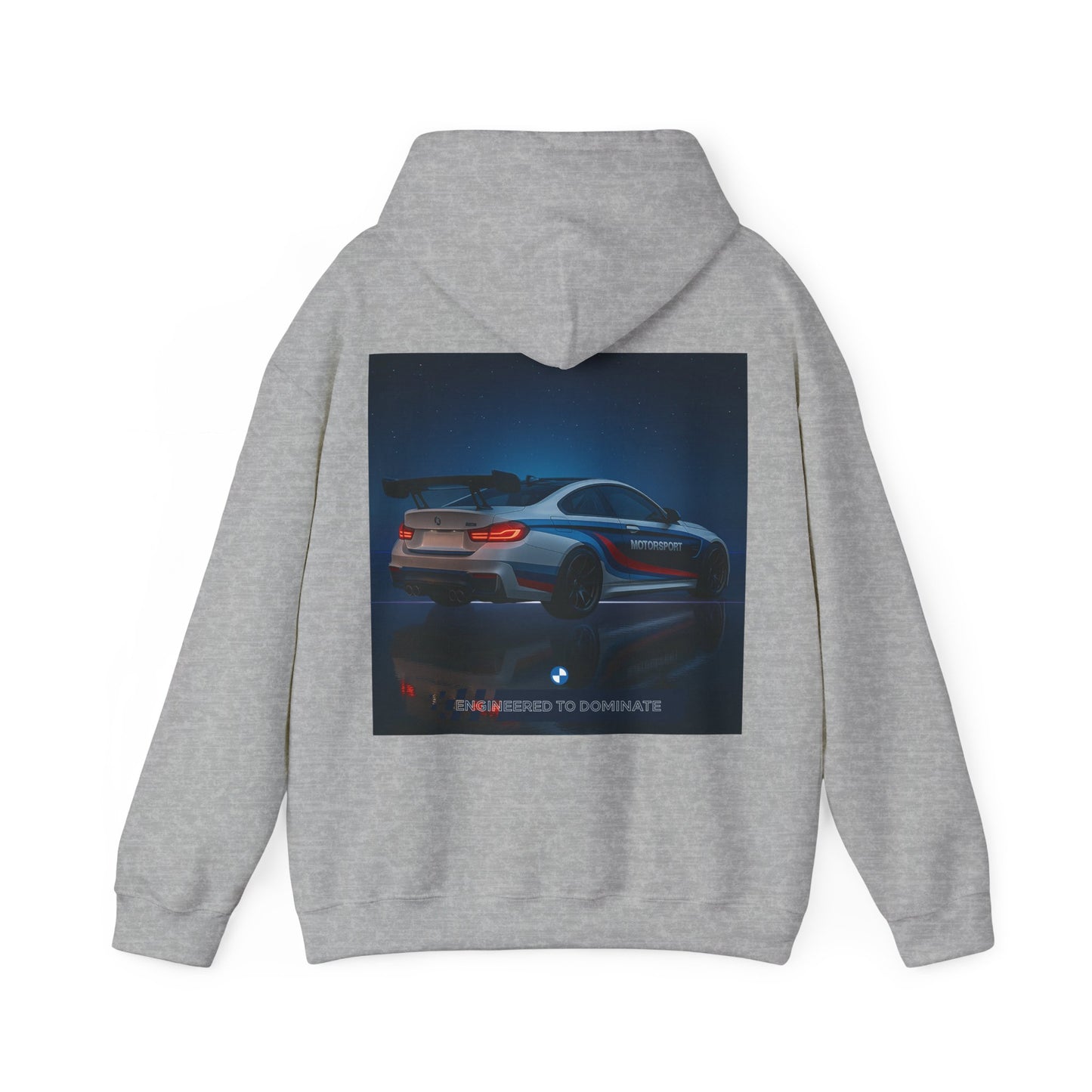 Engineered to Dominate Racing Hoodie - Unisex Heavy Blend Sweatshirt for Car Enthusiasts