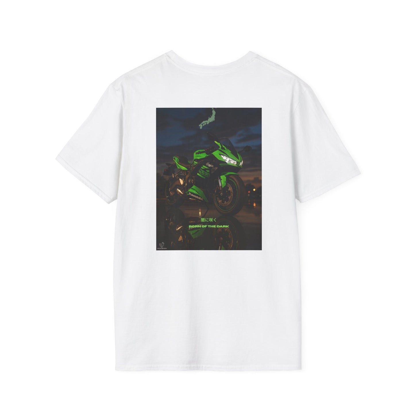 Unisex ZC6R Ninja Softstyle Motorcycle T-Shirt - Ride with Freedom & Style