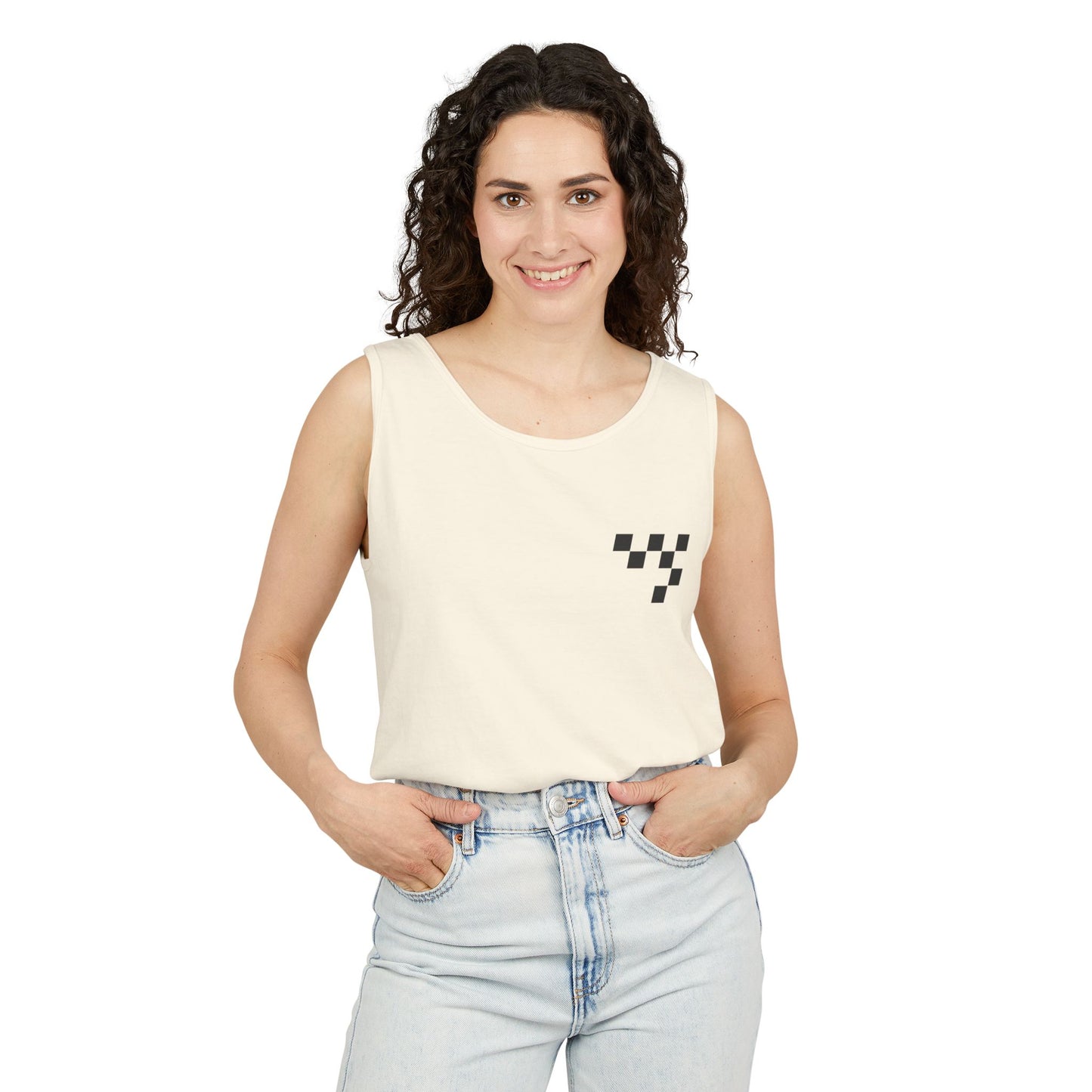 Racing Inspired Unisex Garment-Dyed Tank Top