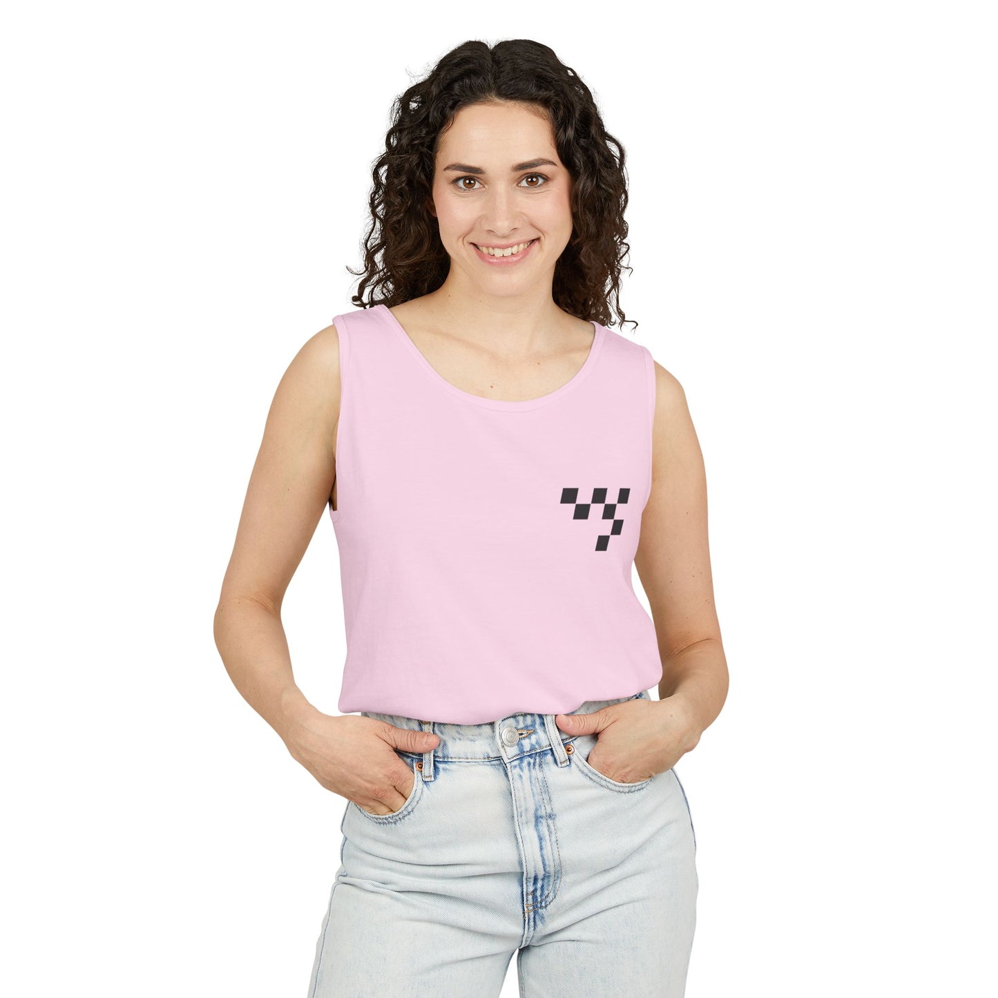 Racing Inspired Unisex Garment-Dyed Tank Top