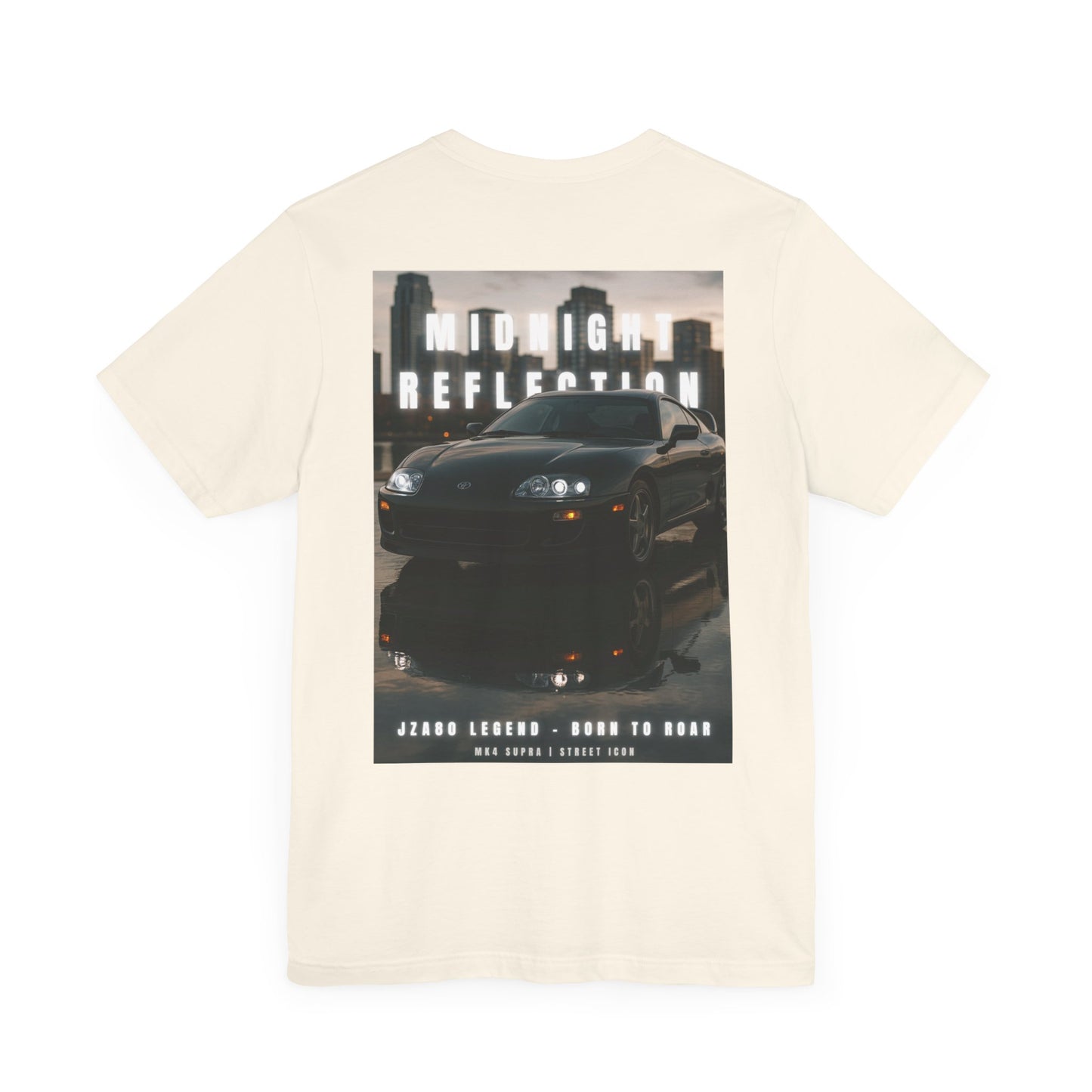 Midnight Reflection Unisex Tee, Casual Streetwear, Car Lovers Gift, Graphic T-Shirt, Everyday Wear, Urban Outfit