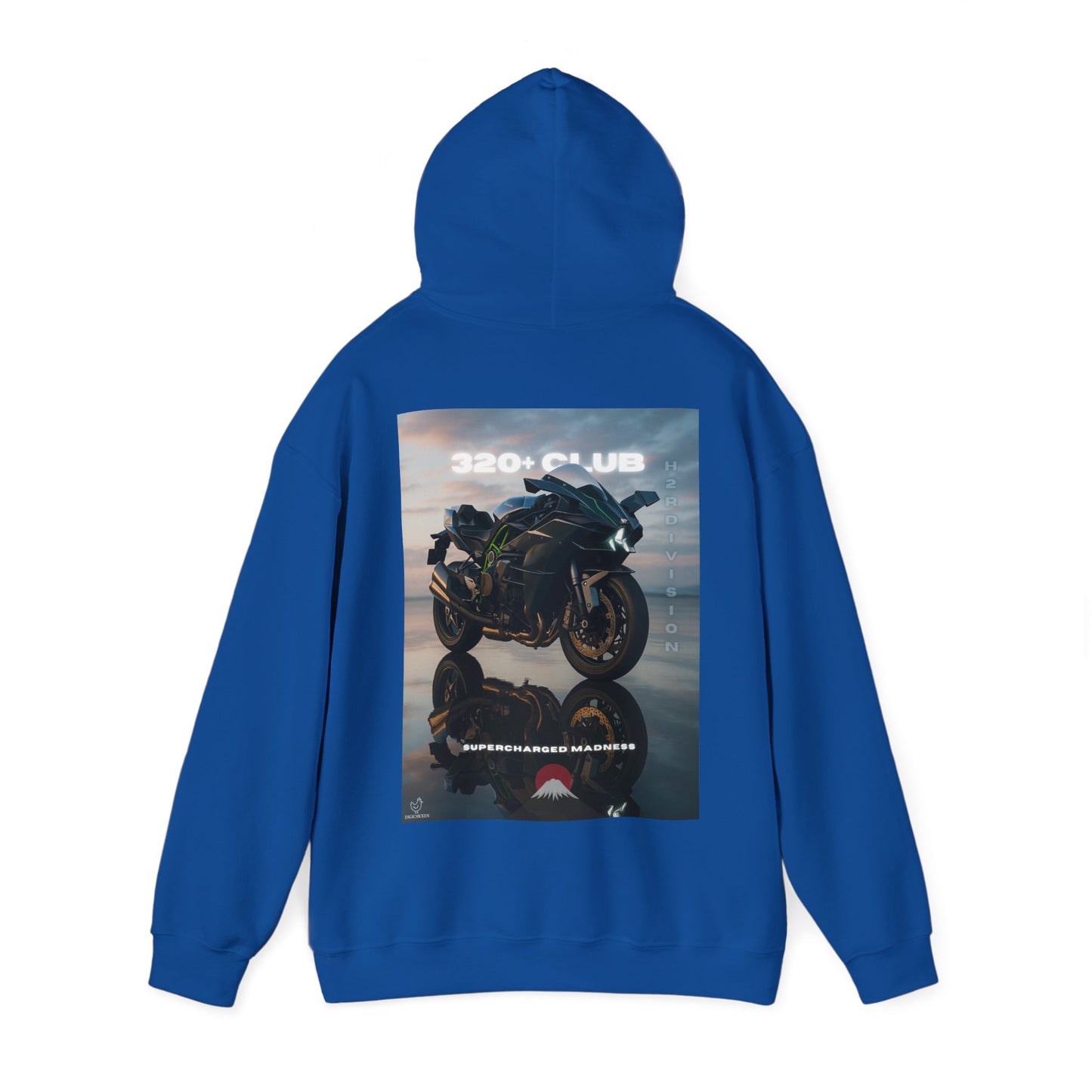 H2R Racing-Inspired Unisex Heavy Blend Hoodie with Graphic Art Design
