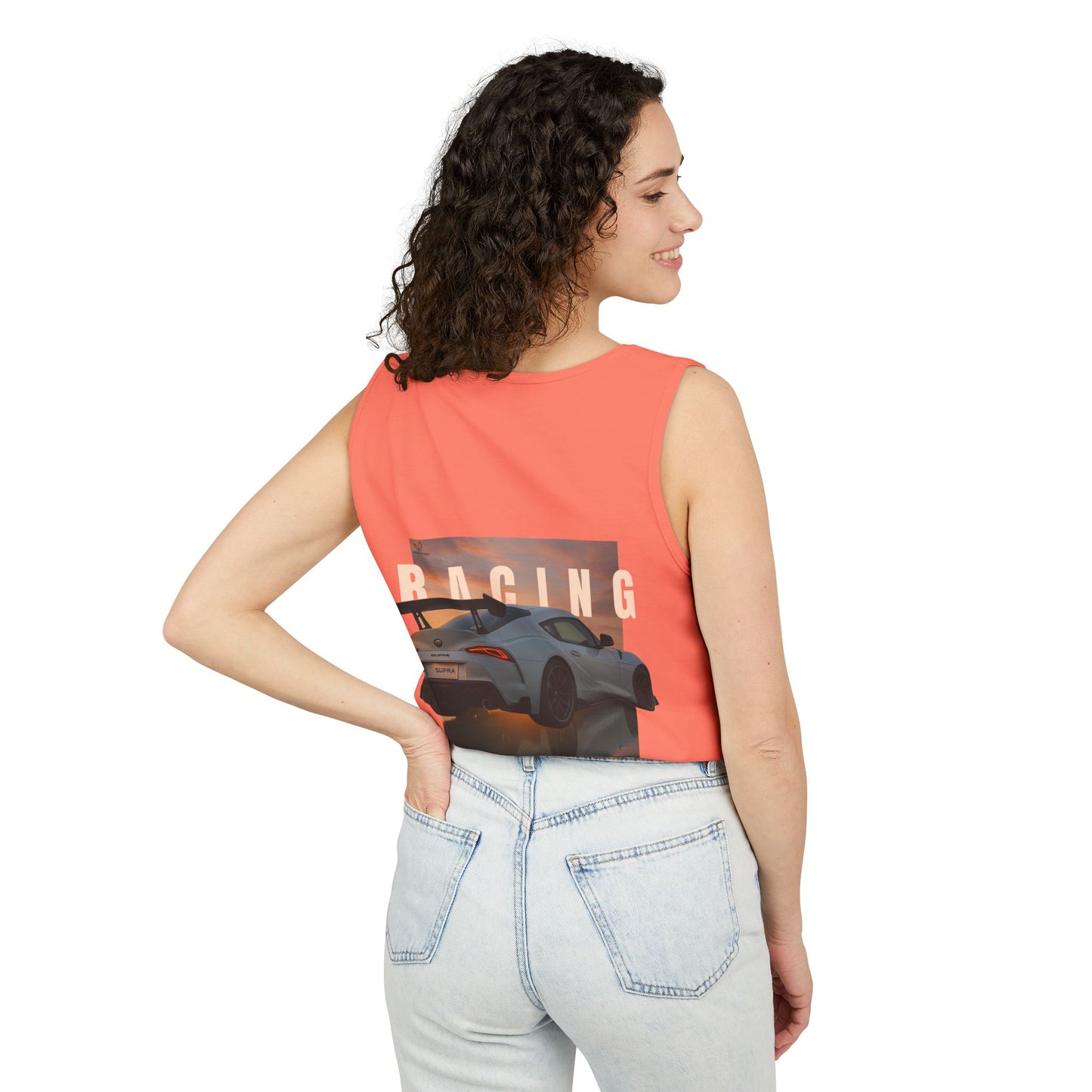 Racing Stututu Car - Unisex Garment-Dyed Tank Top