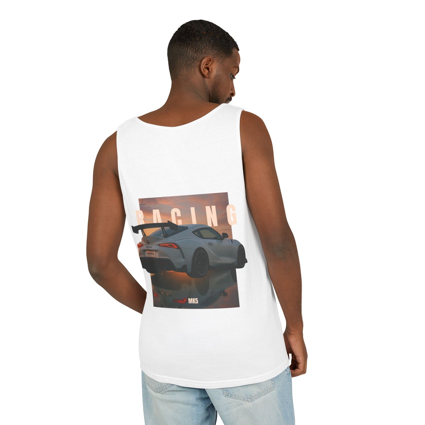 Racing Stututu Car - Unisex Garment-Dyed Tank Top