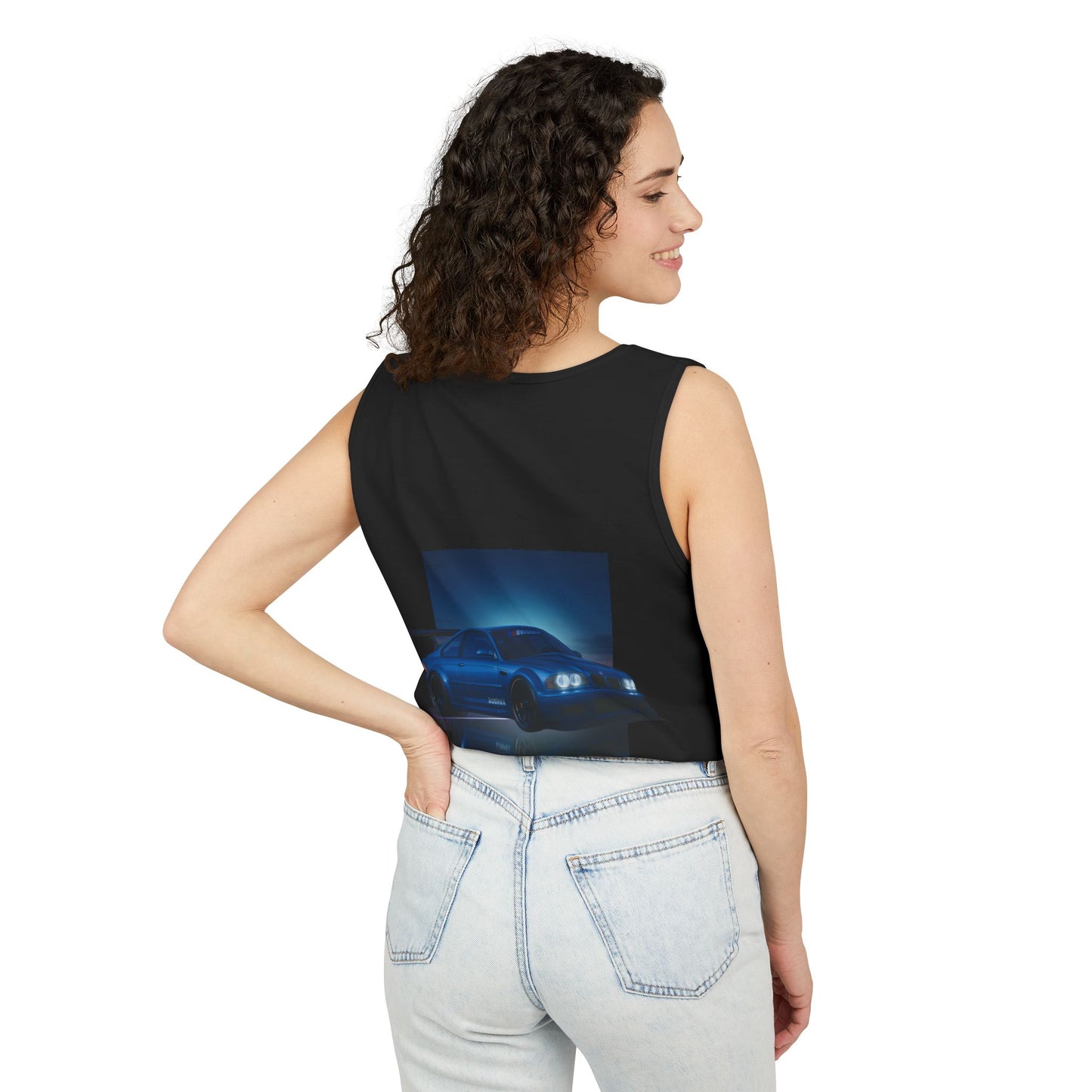 Racing Inspired Unisex Garment-Dyed Tank Top