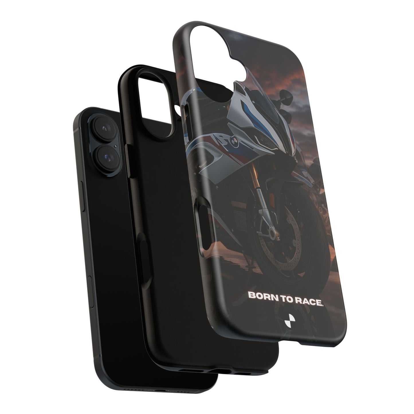 Coque de téléphone pour moto BMW – Design Born to Race