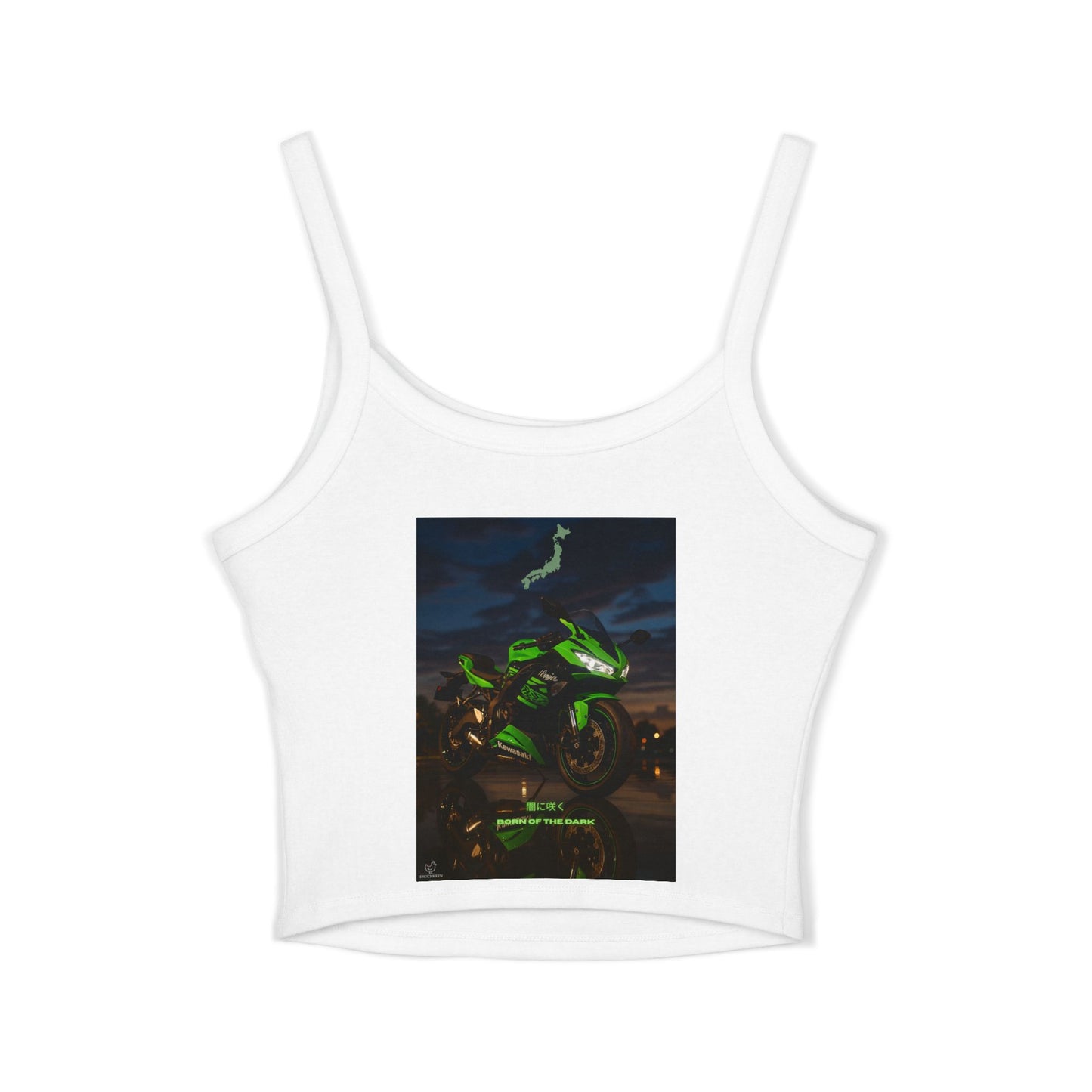 Zx6r Motorcycle Lover's Spaghetti Strap Tank Top | Perfect for Riders & Summer Adventures