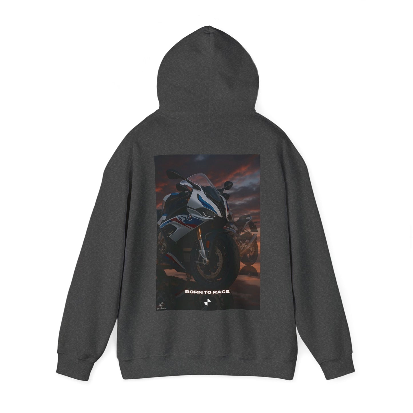 s1000rr Born to Race Unisex Heavy Blend Hoodie - Ideal for Motorcycle Enthusiasts