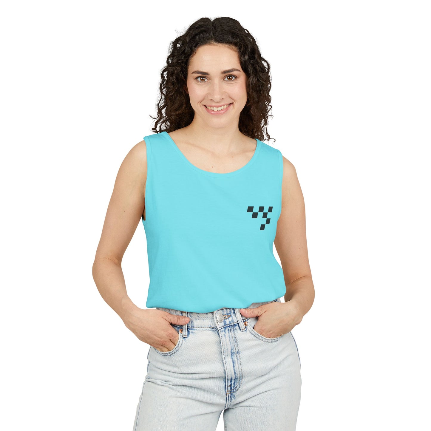 Raceline Holo Inspired Car - Unisex Garment-Dyed Tank Top