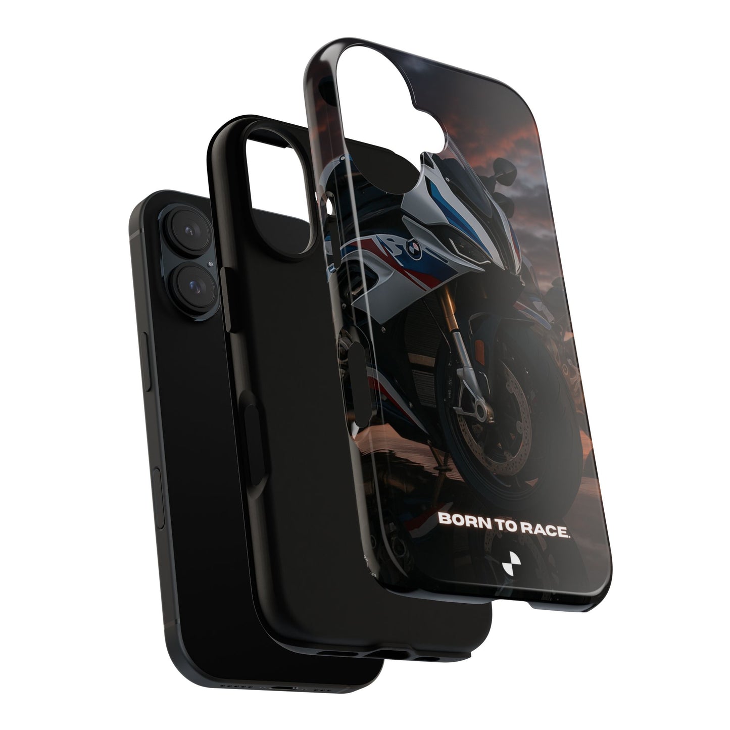 Coque de téléphone pour moto BMW – Design Born to Race
