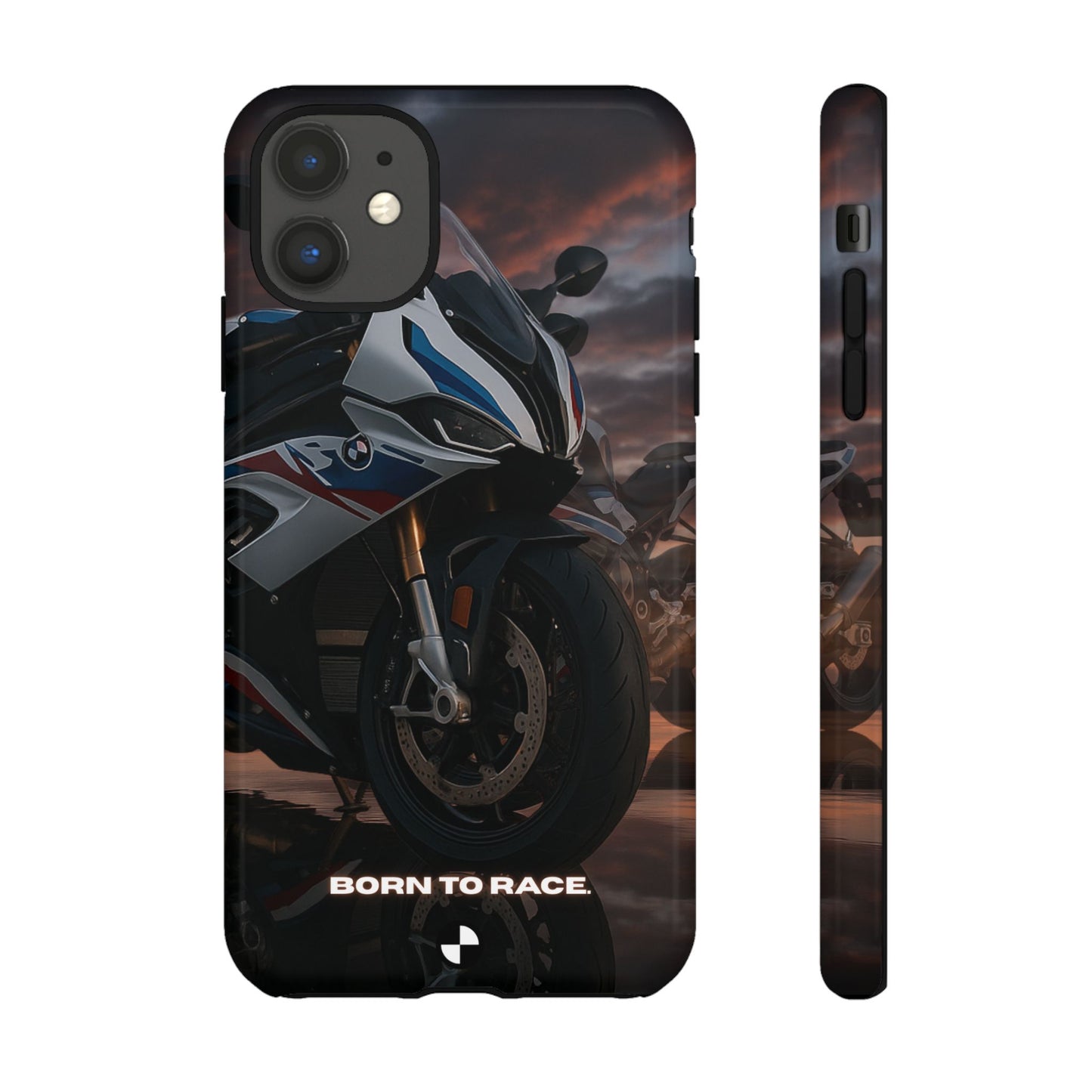 Coque de téléphone pour moto BMW – Design Born to Race