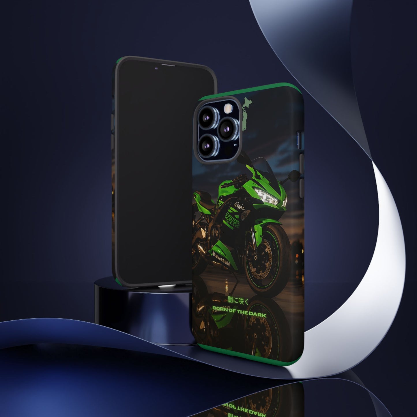 Coque de téléphone moto Kawa - Born of the Dark
