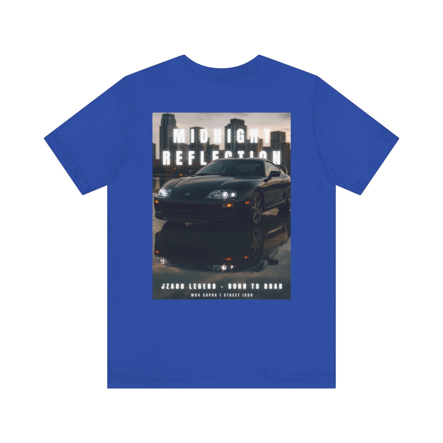 Midnight Reflection Unisex Tee, Casual Streetwear, Car Lovers Gift, Graphic T-Shirt, Everyday Wear, Urban Outfit