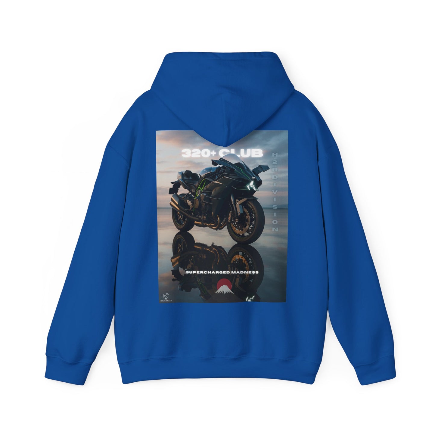 H2R Racing-Inspired Unisex Heavy Blend Hoodie with Graphic Art Design