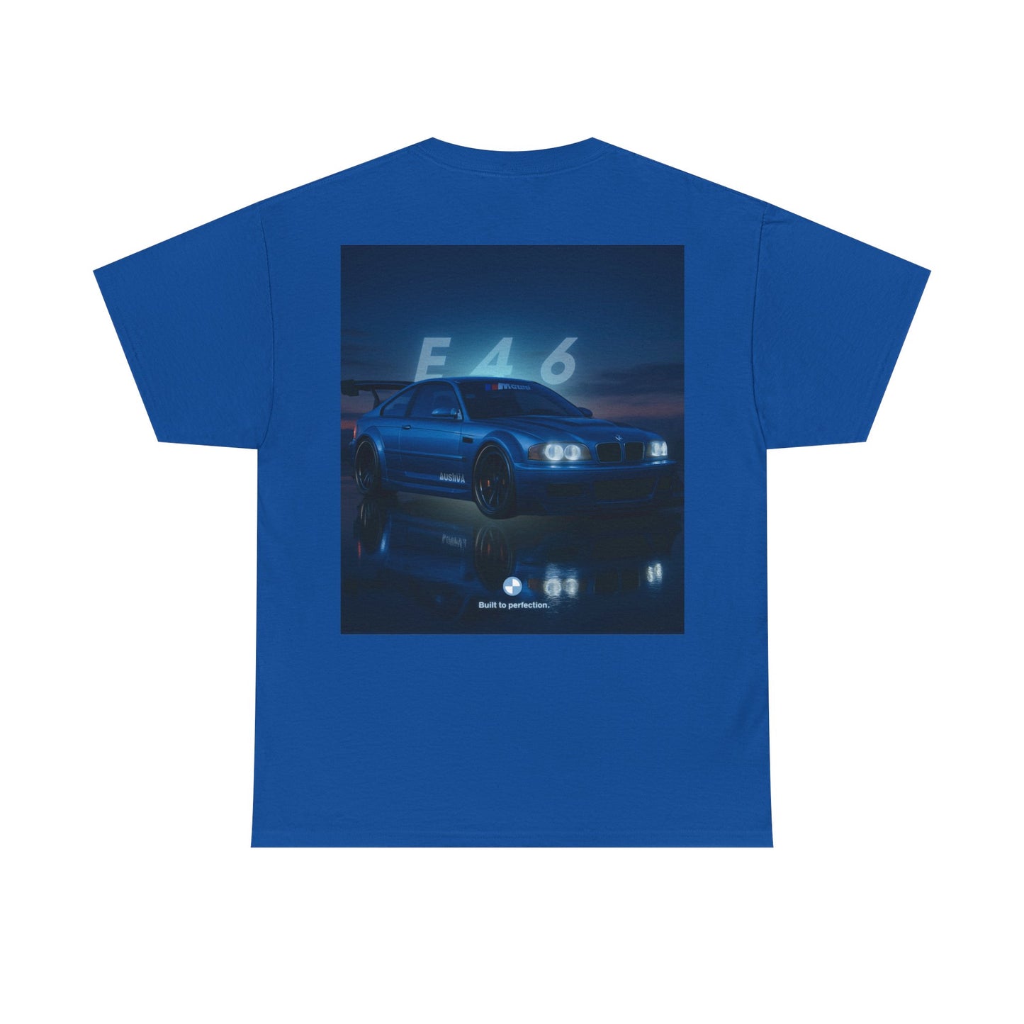 T-shirt graphique E46 Racing - Cadeau pour passionné d'automobile, T-shirt de course, Vêtements de sport automobile, Haut pour amoureux de voitures, Vêtements automobiles