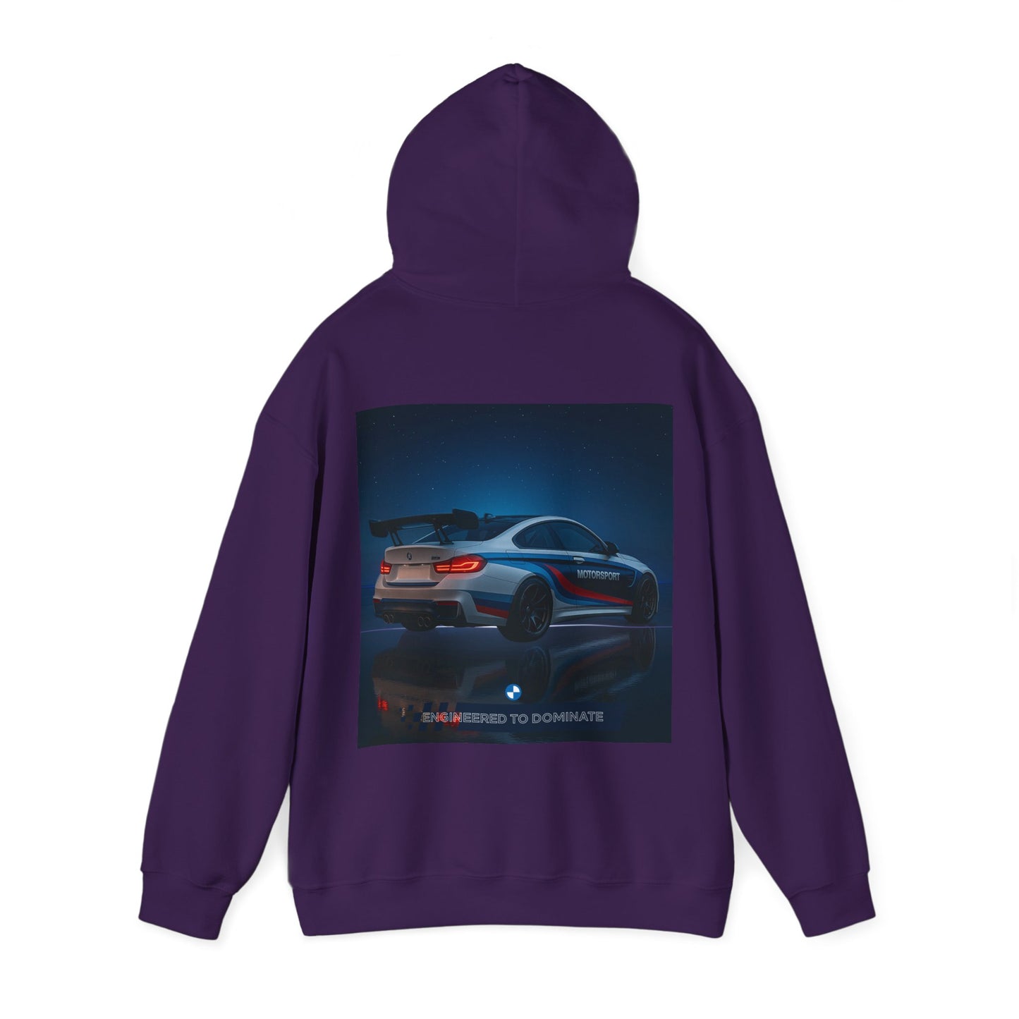 Engineered to Dominate Racing Hoodie - Unisex Heavy Blend Sweatshirt for Car Enthusiasts