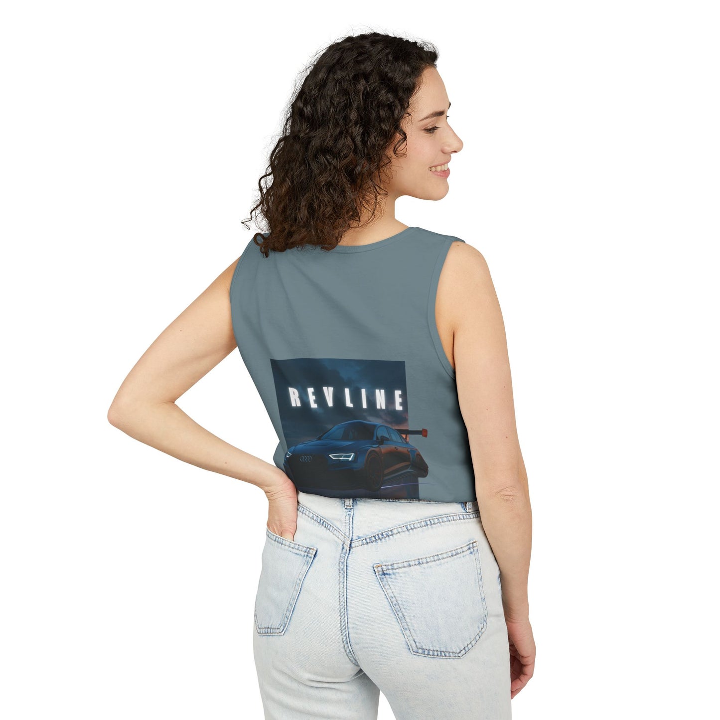 Revline Racing Inspired- Unisex Garment-Dyed Tank Top