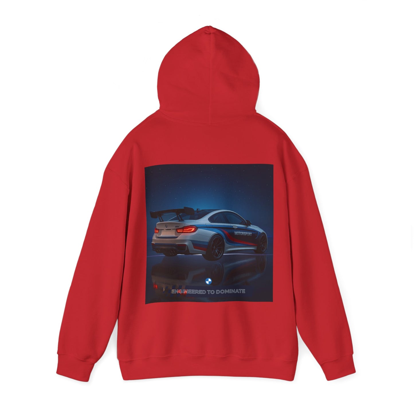 Engineered to Dominate Racing Hoodie - Unisex Heavy Blend Sweatshirt for Car Enthusiasts