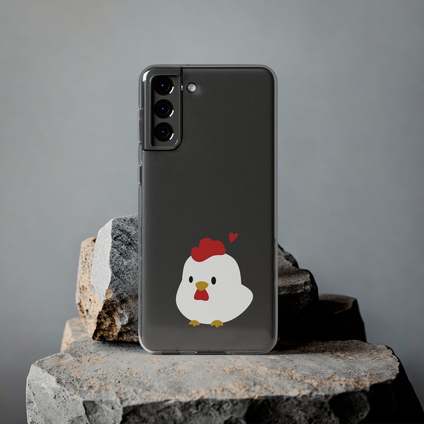 Cute Chicken Soft Phone Case, Animal Phone Cover for Farm Lovers, Gifts for Her, Cute Smartphone Accessory, Chicken Lover Gift