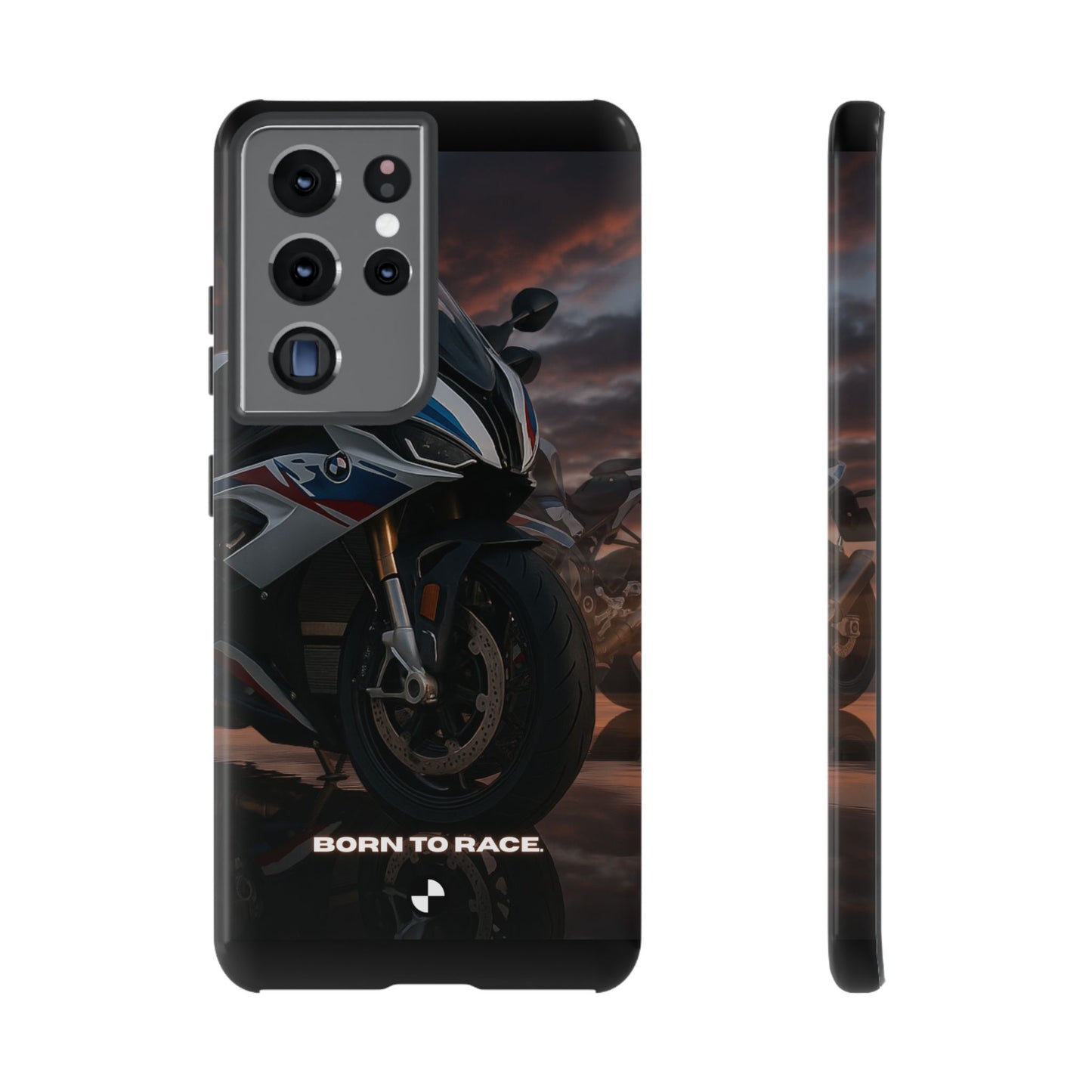 Coque de téléphone pour moto BMW – Design Born to Race