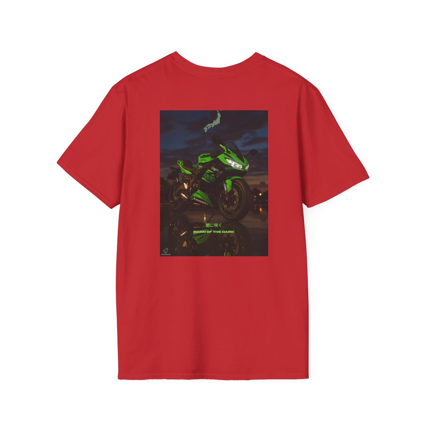 Unisex ZC6R Ninja Softstyle Motorcycle T-Shirt - Ride with Freedom & Style