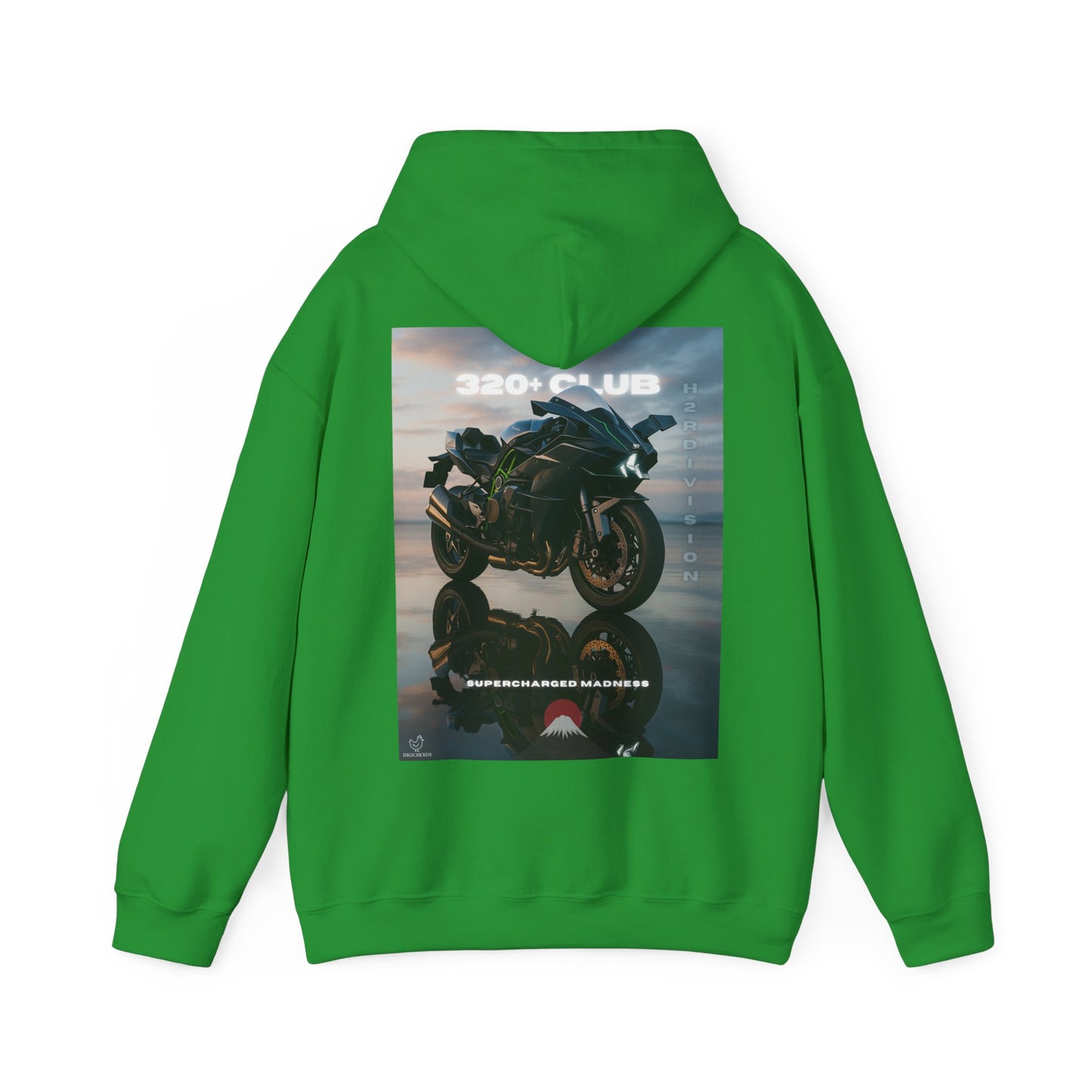 H2R Racing-Inspired Unisex Heavy Blend Hoodie with Graphic Art Design