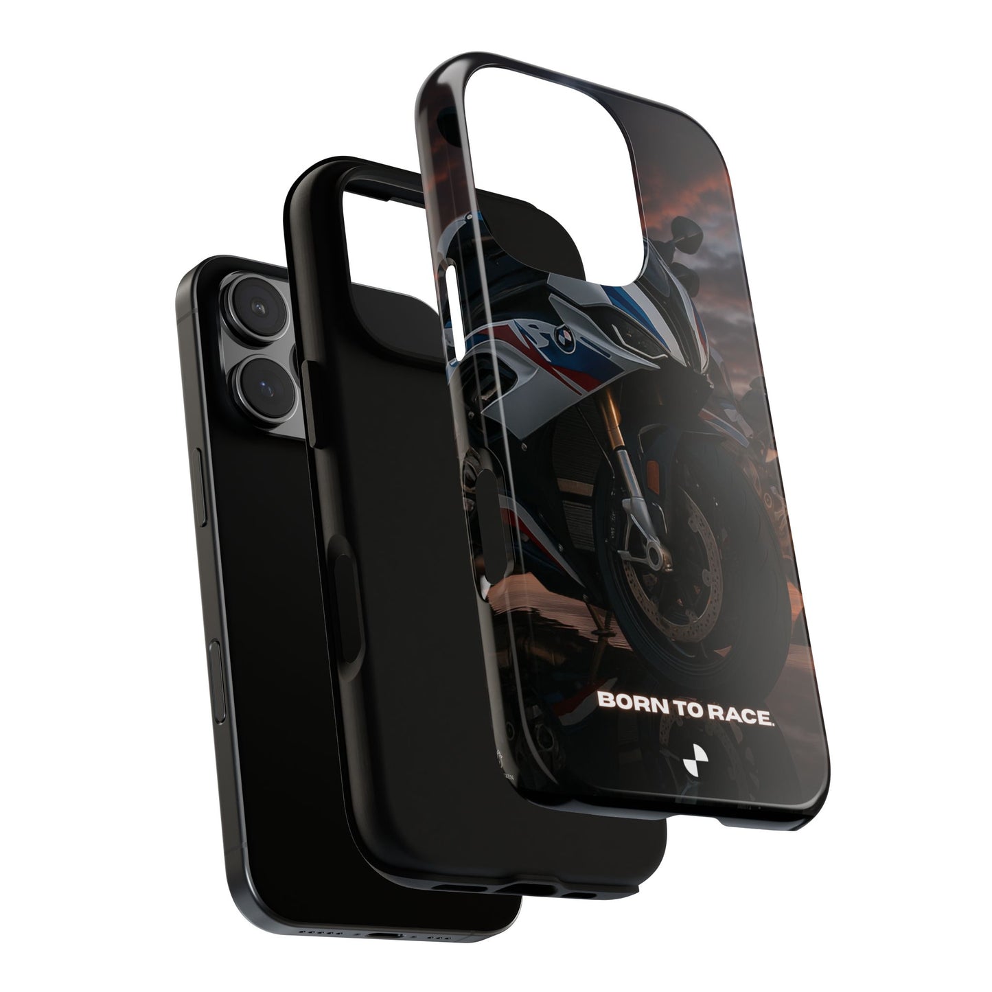 Coque de téléphone pour moto BMW – Design Born to Race