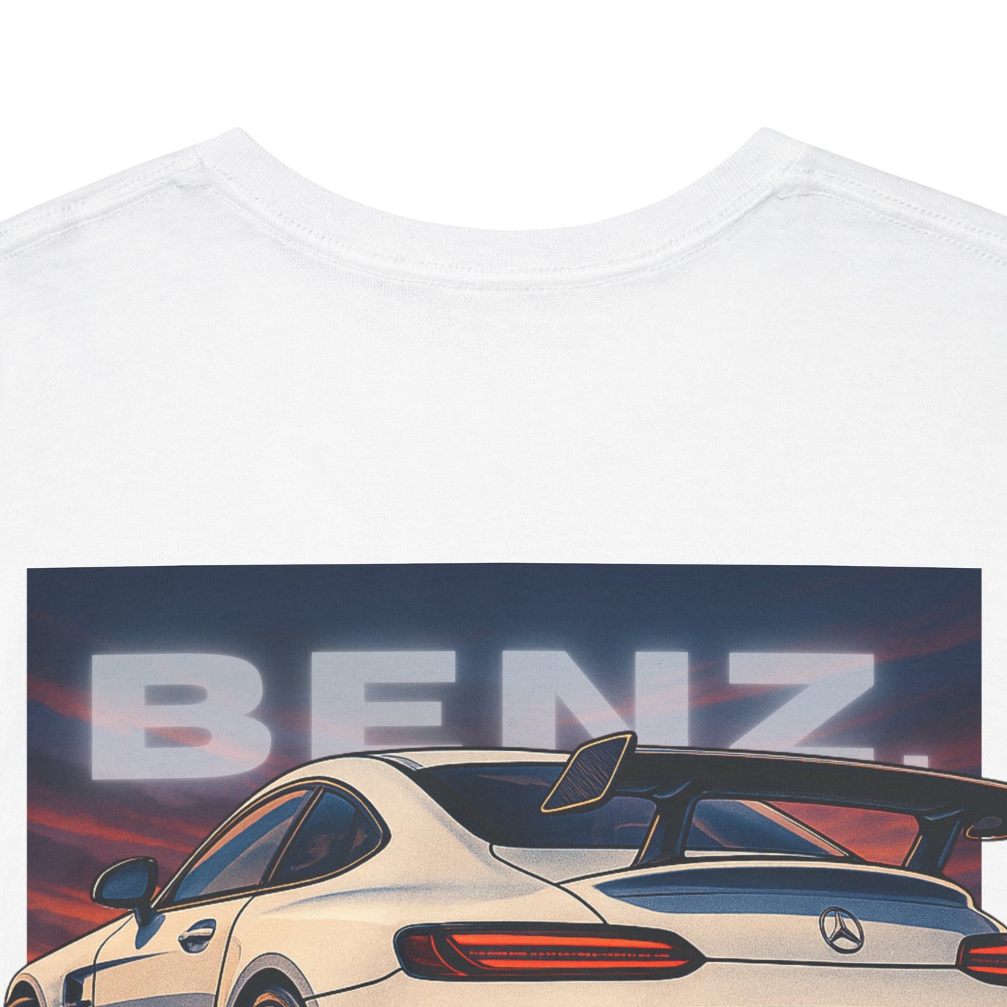 T-shirt de course inspiré de Benz - T-shirt unisexe avec imprimé cool au dos