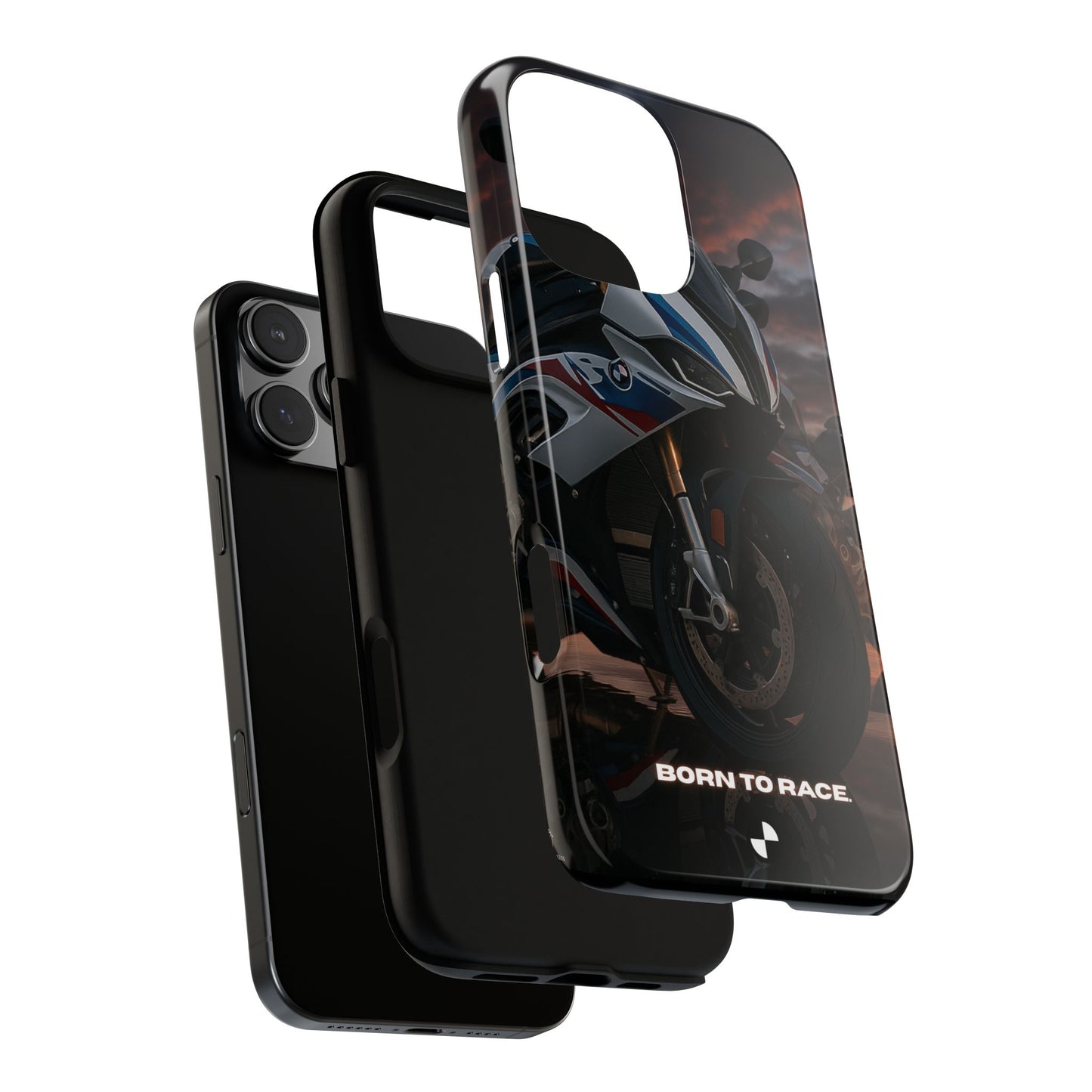 Coque de téléphone pour moto BMW – Design Born to Race