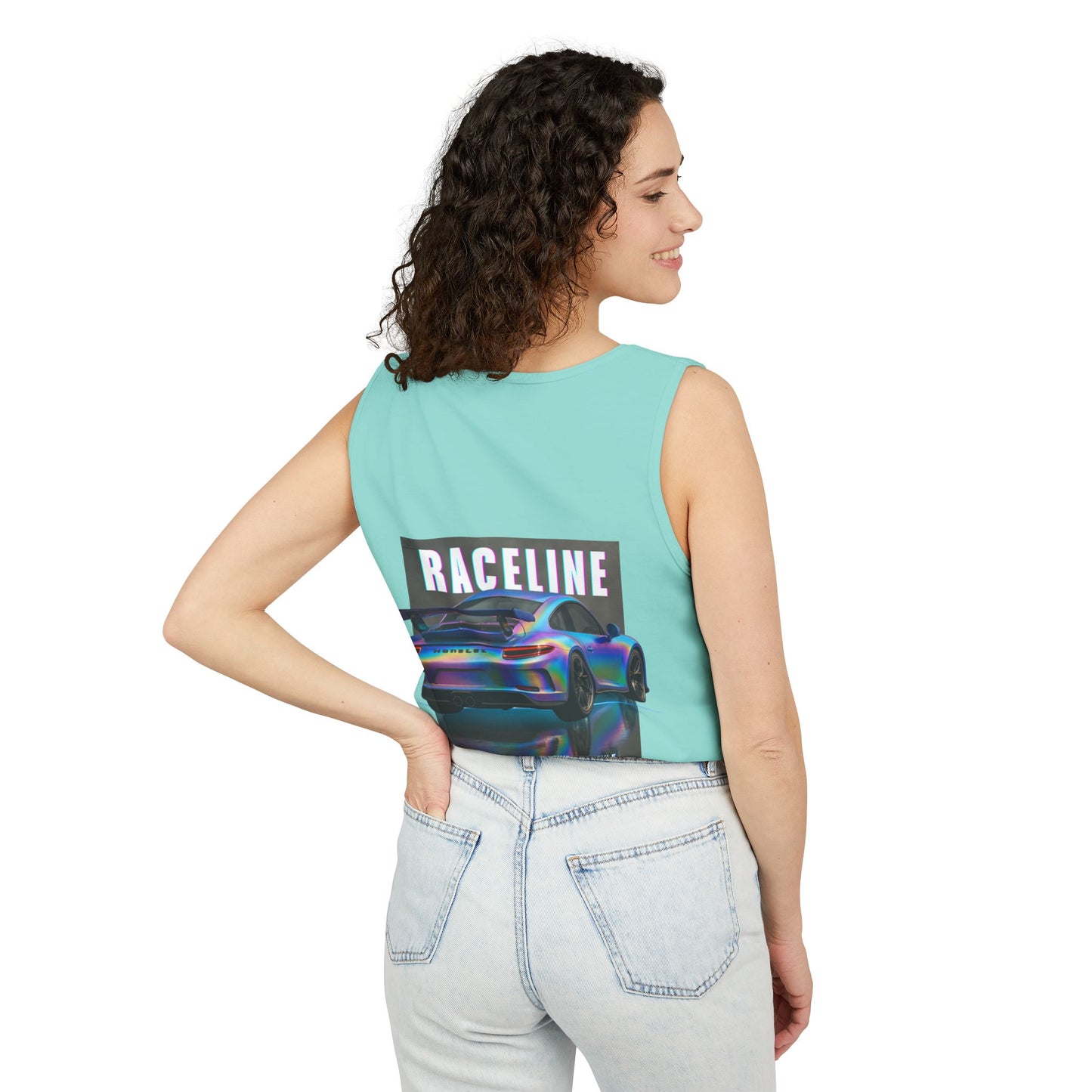 Raceline Holo Inspired Car - Unisex Garment-Dyed Tank Top