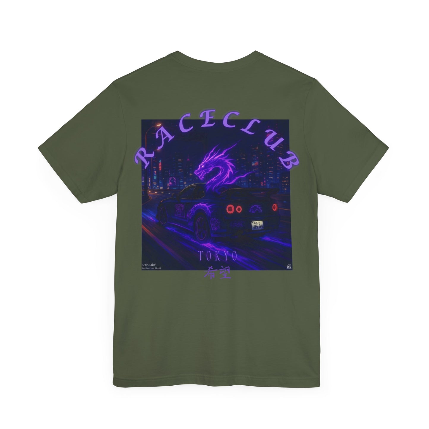 Tokyo Race Club Tee - Retro Japanese Car Art, Unisex Streetwear, Anime Inspired Shirt, Perfect for Car Lovers, Gift for Drivers