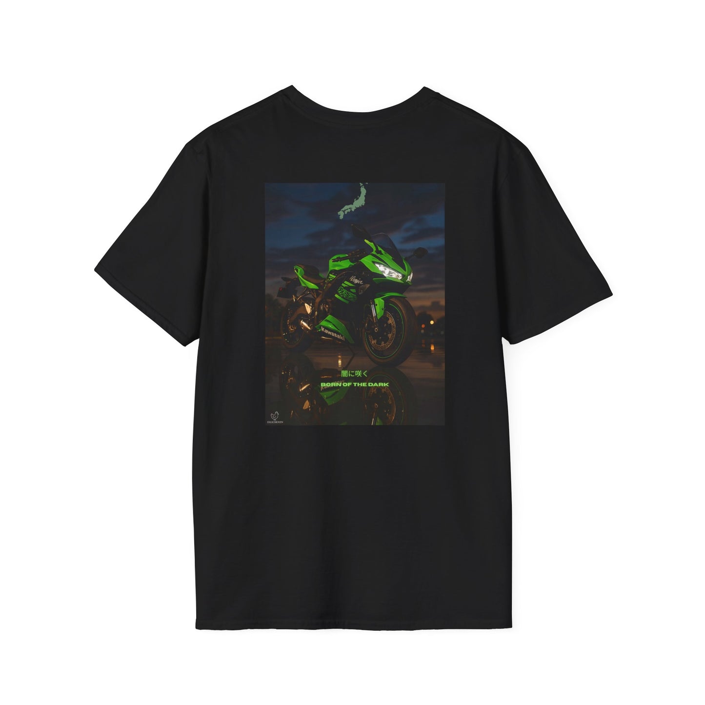 Unisex ZC6R Ninja Softstyle Motorcycle T-Shirt - Ride with Freedom & Style